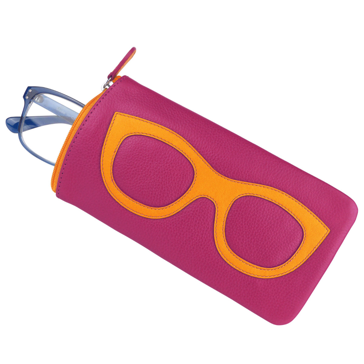 Ladies Leather Colourful Glasses Case by Ili New York Spectacles Sun Summer - Picture 117 of 141