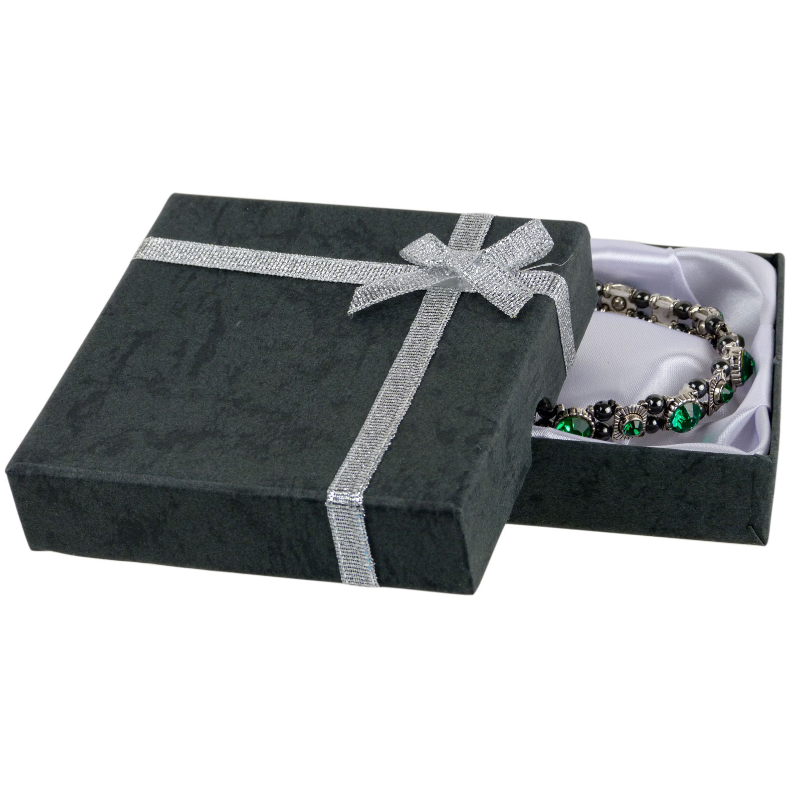 Ladies Magnetic Hematite Crystals Bracelet Pretty Colours Free Gift Box - Picture 17 of 29