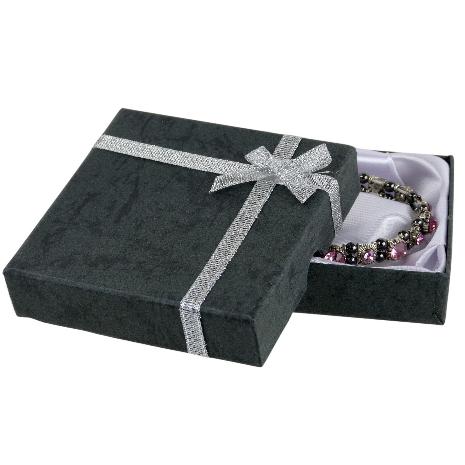 Ladies Magnetic Hematite Crystals Bracelet Pretty Colours Free Gift Box - Picture 21 of 29