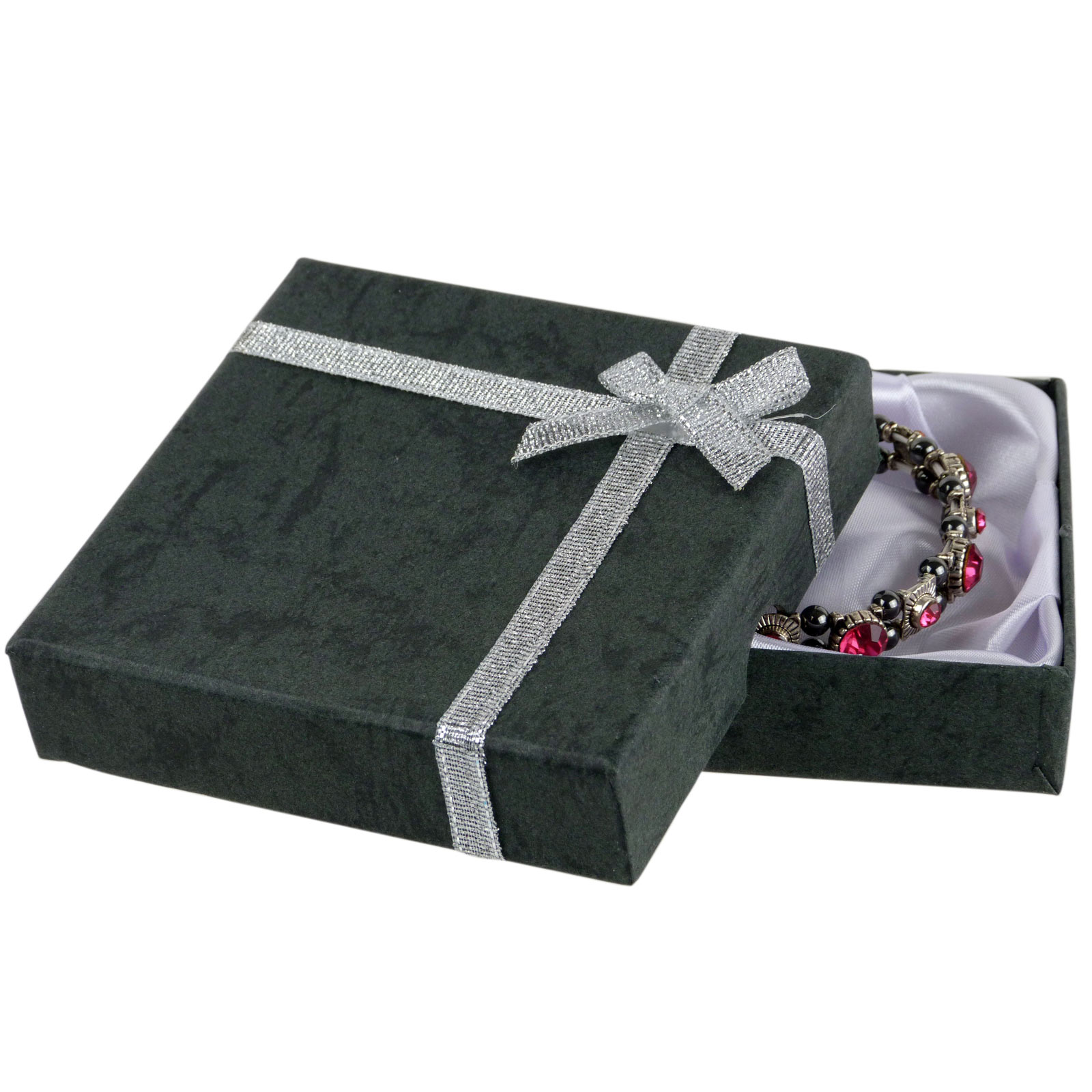 Ladies Magnetic Hematite Crystals Bracelet Pretty Colours Free Gift Box - Picture 19 of 29