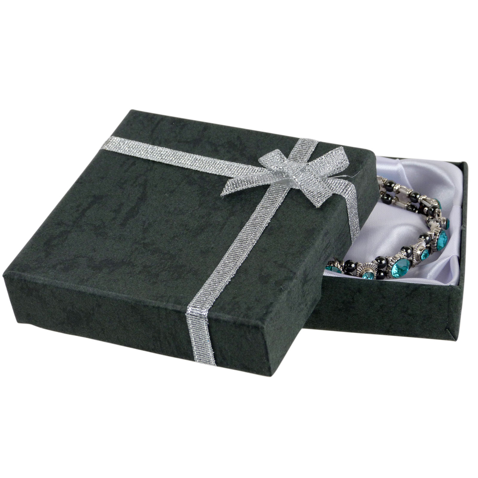 Ladies Magnetic Hematite Crystals Bracelet Pretty Colours Free Gift Box - Picture 13 of 29