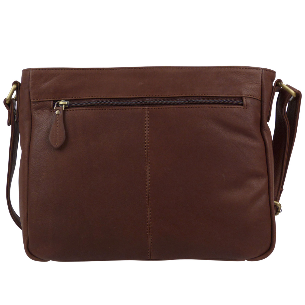 Rowallan of Scotland Womens Leather Zipped Top Shoulder Bag - Picture 21 of 32