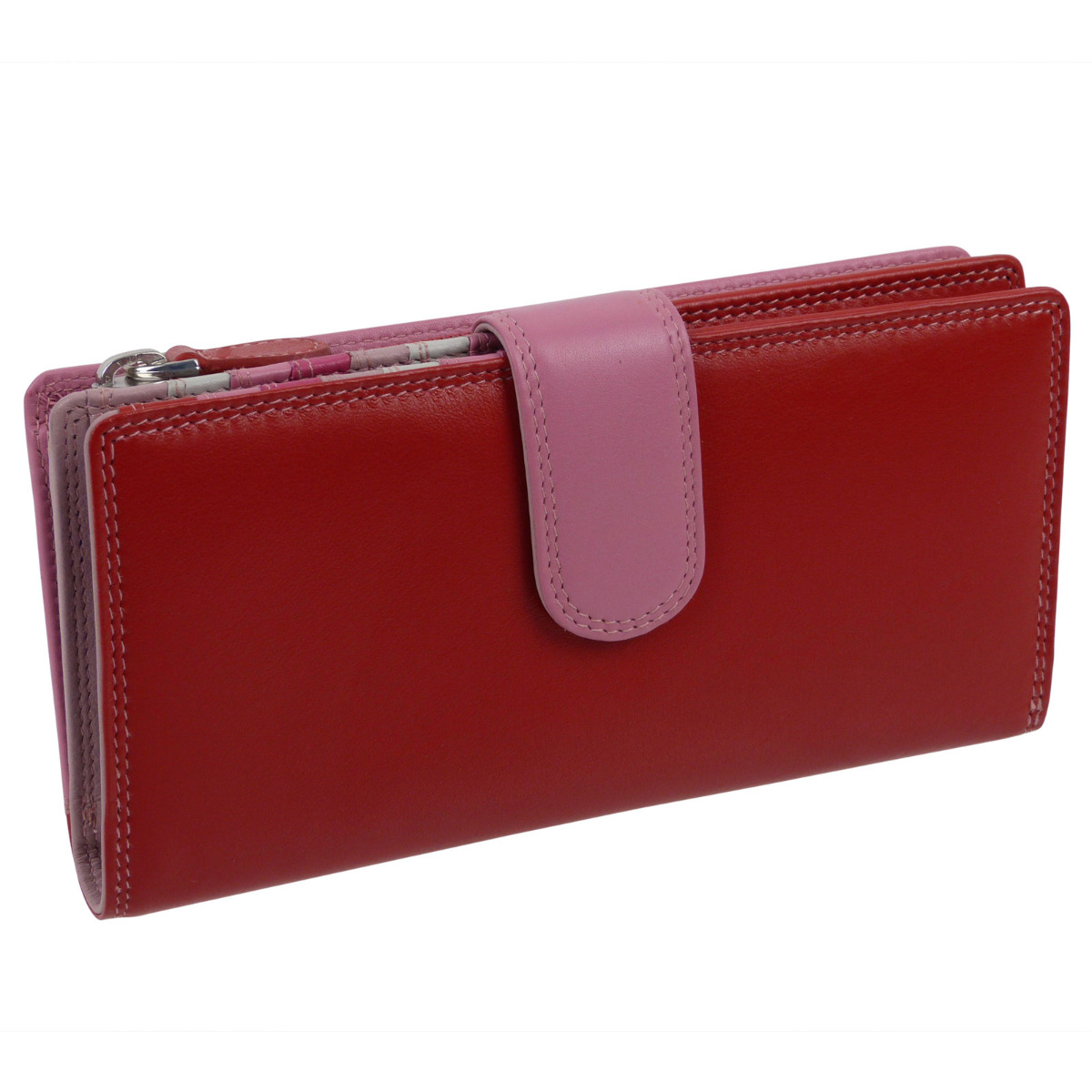 Ladies Leather Tabbed Purse/Wallet by Golunski; Graffiti Gift Box Bright Colours - Picture 68 of 103