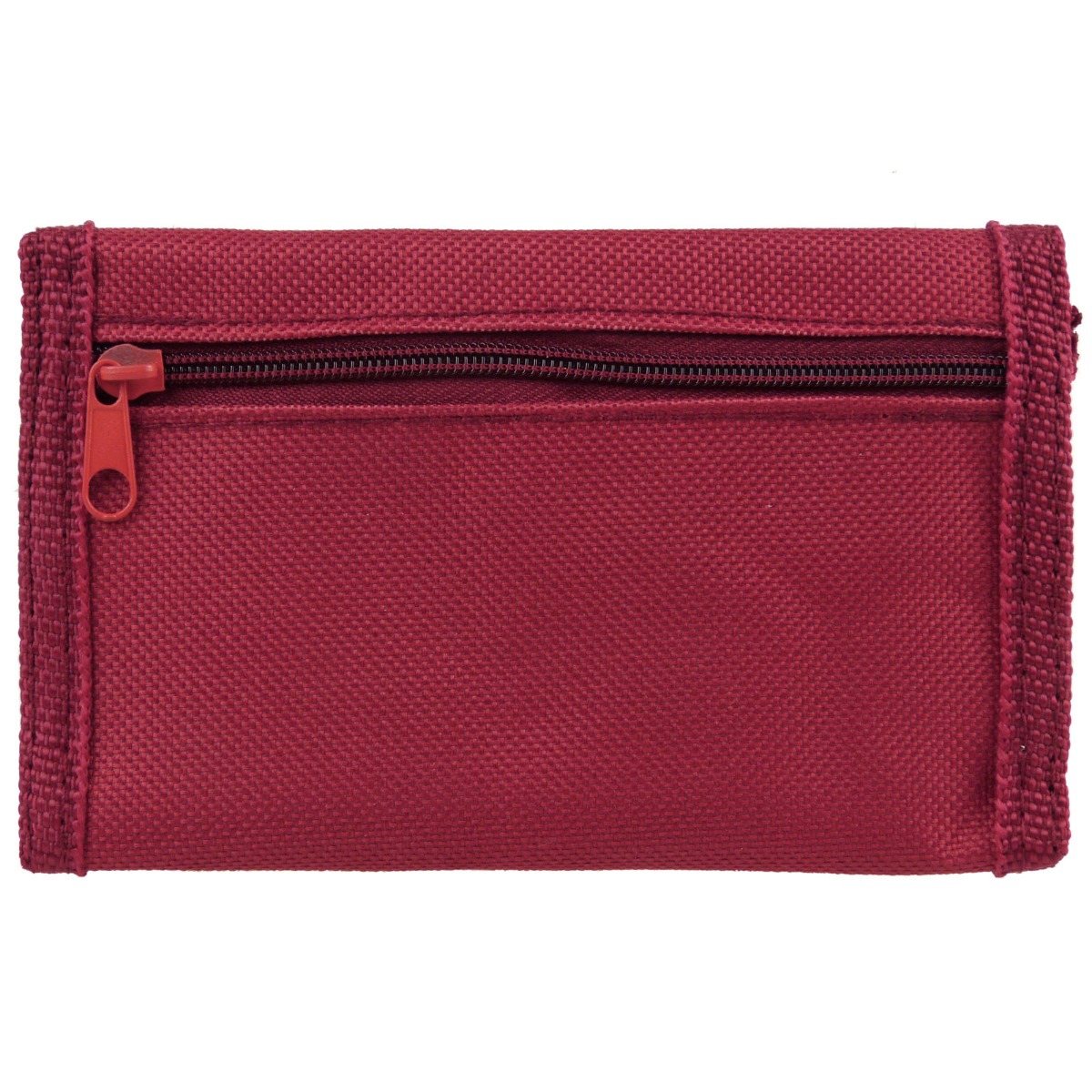 Mens Boys Girls Plain Canvas Tri-Fold Wallet Black Red Navy Handy - Picture 16 of 21