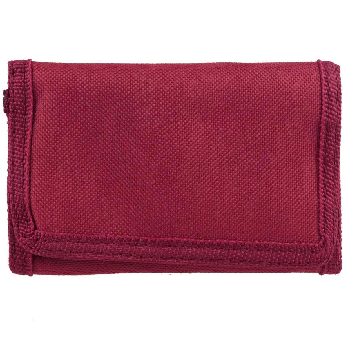 Mens Boys Girls Plain Canvas Tri-Fold Wallet Black Red Navy Handy - Picture 13 of 21