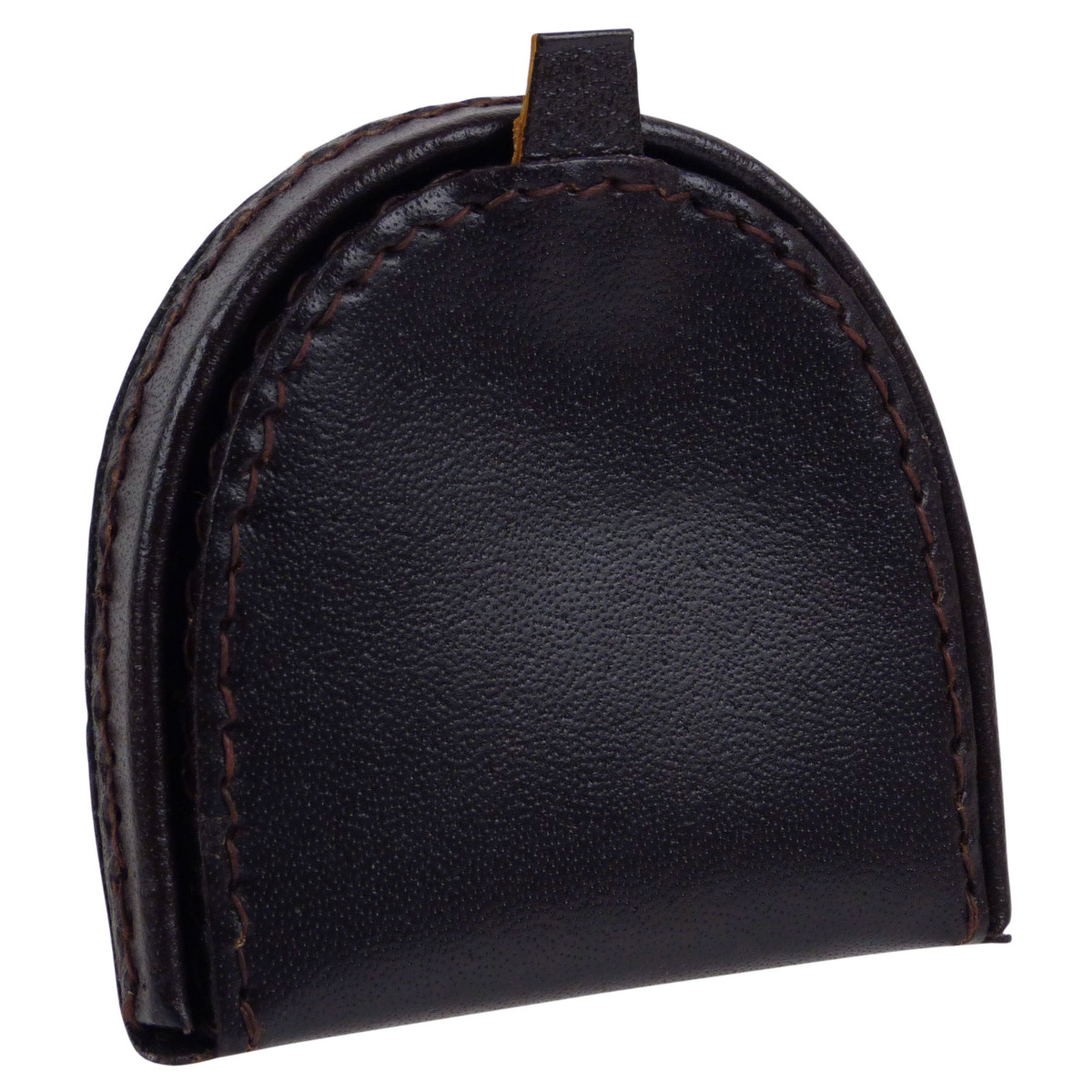 Mens Small Handy Leather Coin Tray/Purse Wallet in 3 Colours Change Holder - Picture 9 of 15