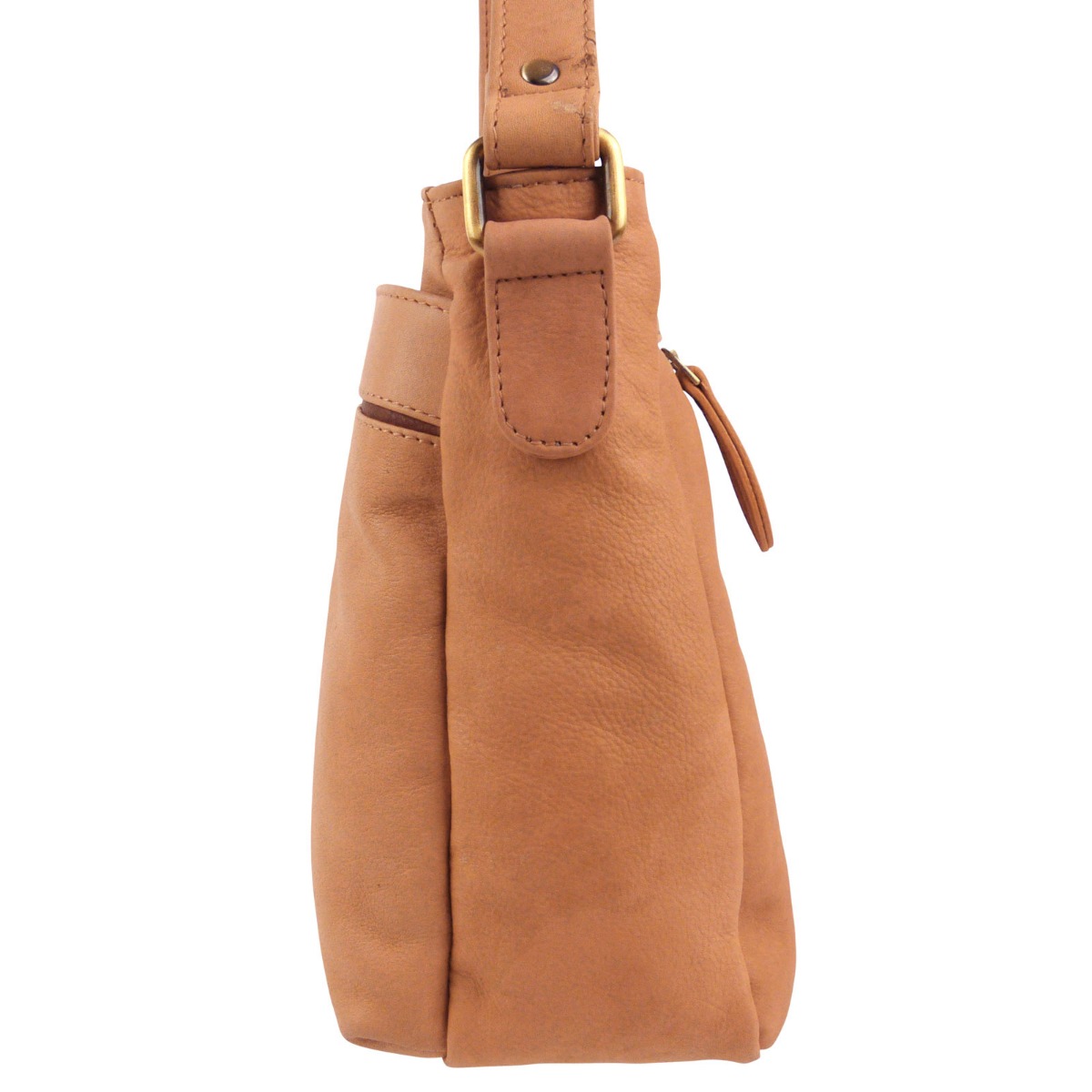 Rowallan of Scotland Womens Leather Zipped Top Shoulder Bag - Picture 31 of 32
