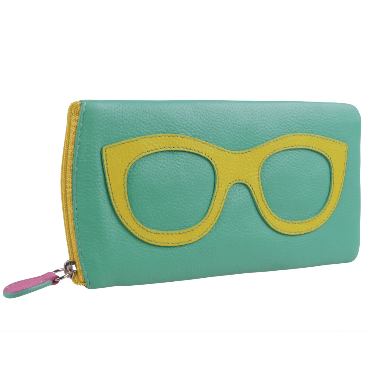 Ladies Leather Colourful Glasses Case by Ili New York Spectacles Sun Summer - Picture 133 of 141