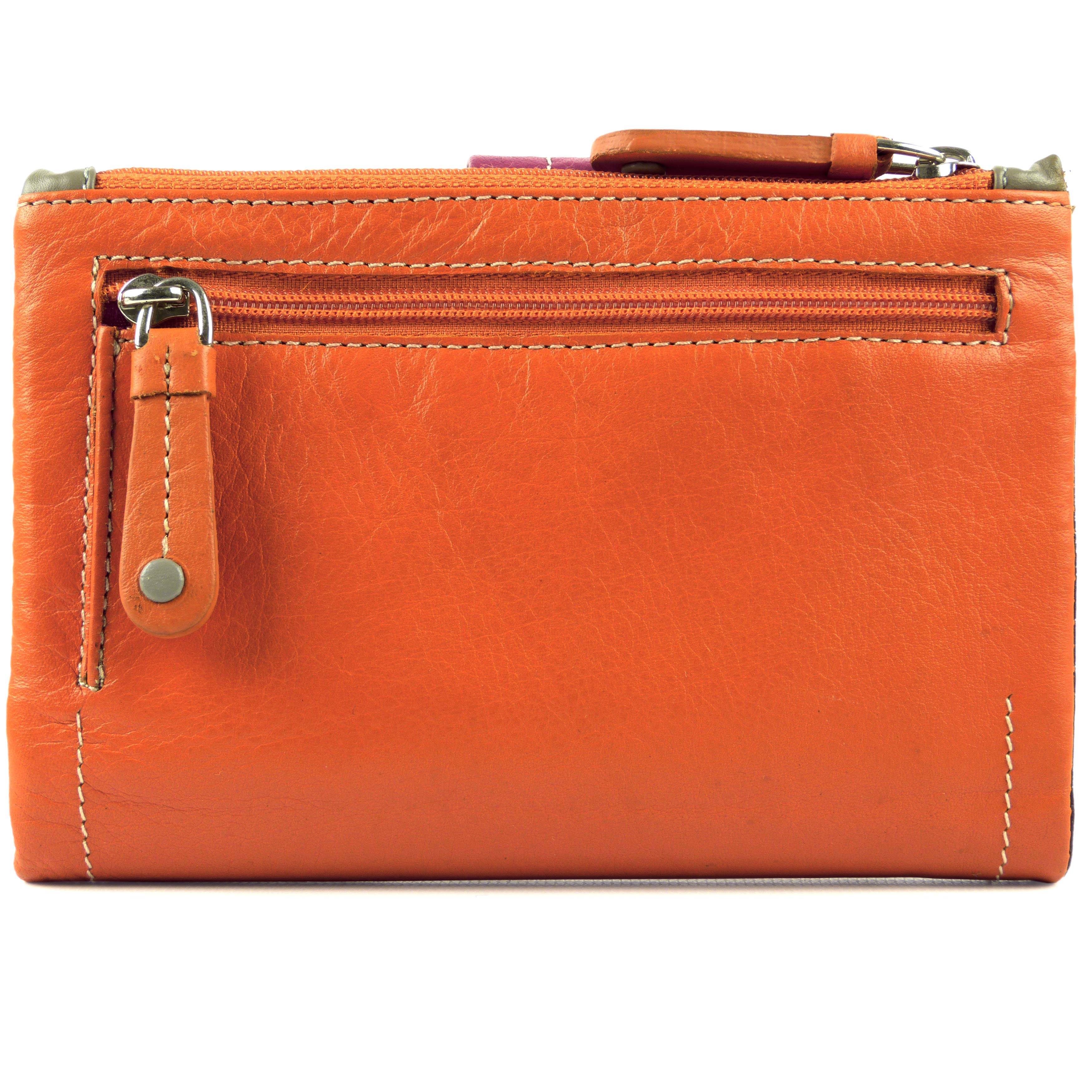 Ladies Leather Soft Tabbed Bi-Fold Purse/Wallet by Visconti; Mimi Gift Boxed - Picture 7 of 10