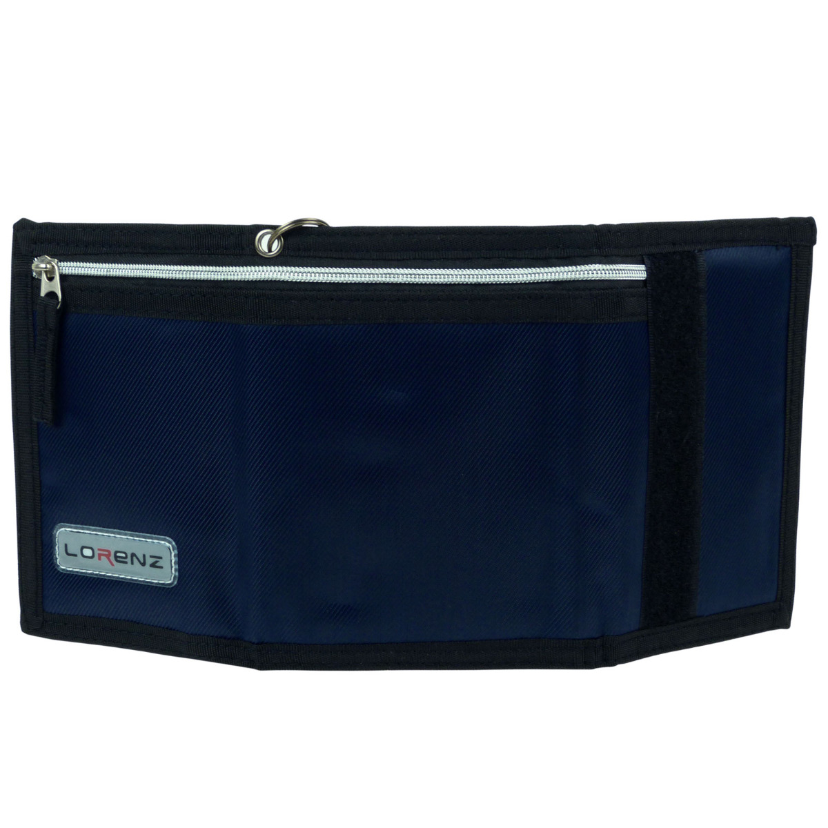 Mens Boys TriFold Sports Wallet by Lorenz with Security Chain Handy - Picture 9 of 14