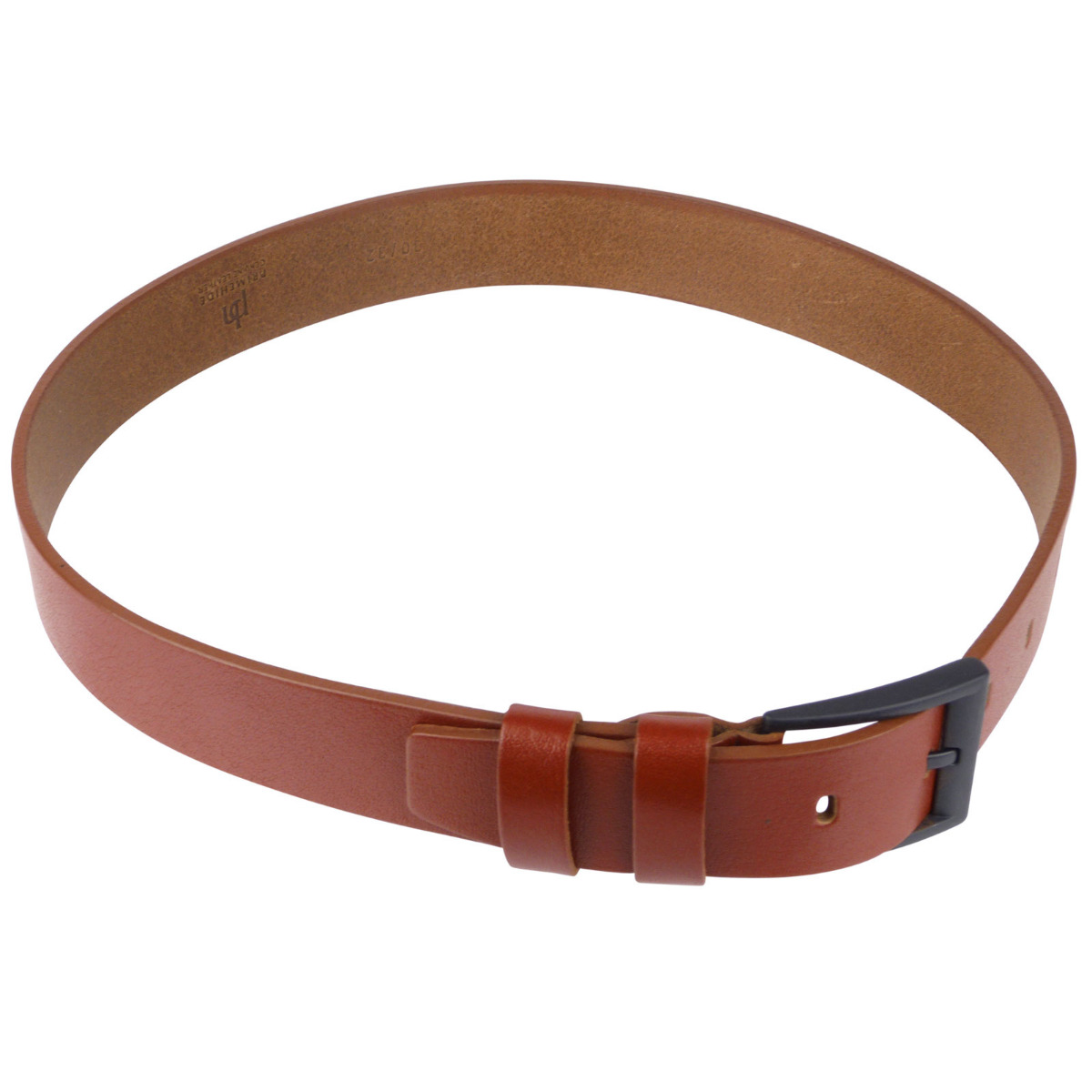 Primehide Mens 37mm wide (1.5") Tan Leather Belt - Imagen 8 de 8