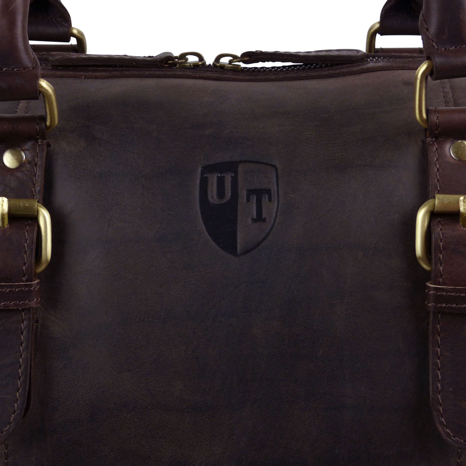 Hansson Leather Mens Large Classic Holdall Travel Overnight Bag - Picture 18 of 19