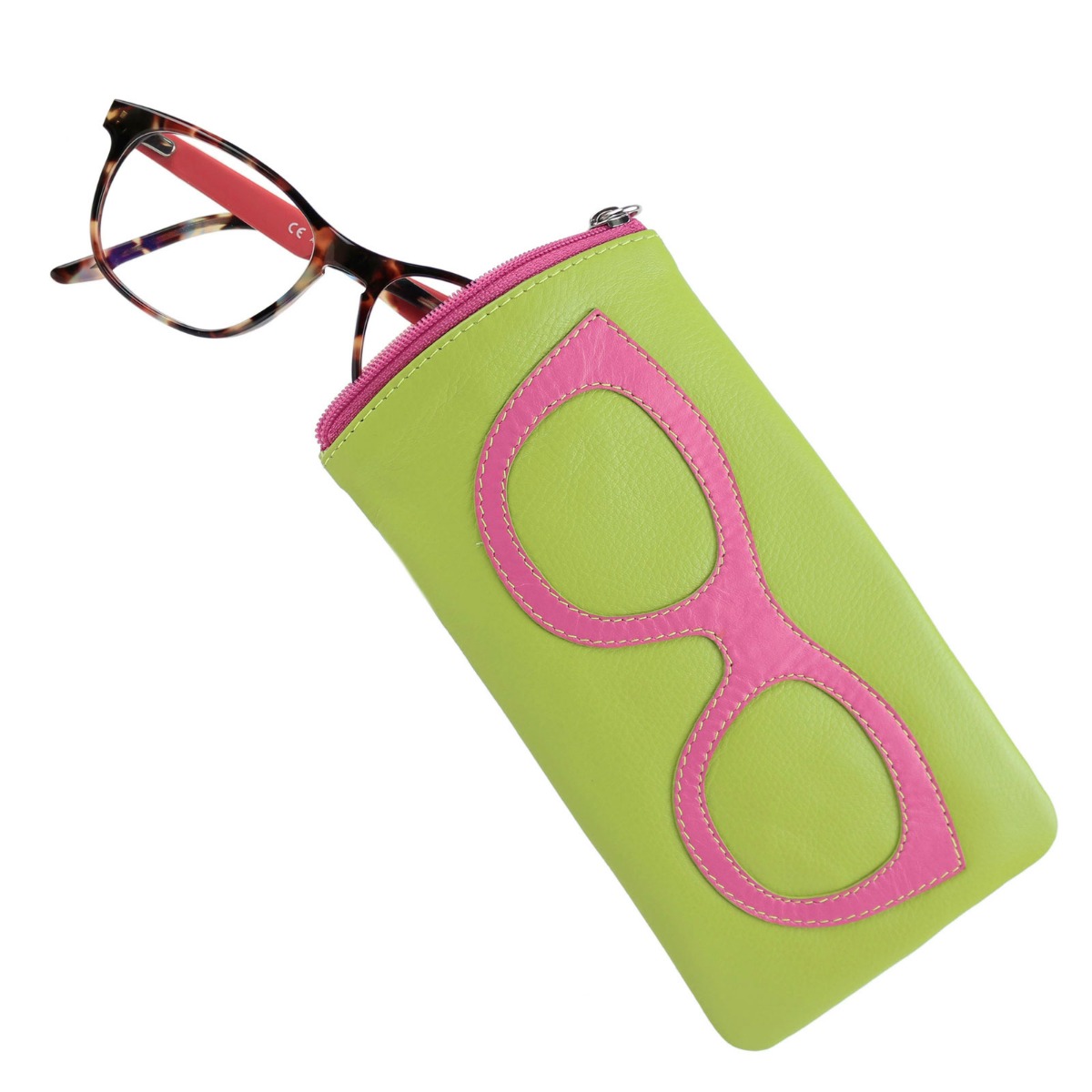 Ladies Leather Colourful Glasses Case by Ili New York Spectacles Sun Summer - Picture 98 of 141
