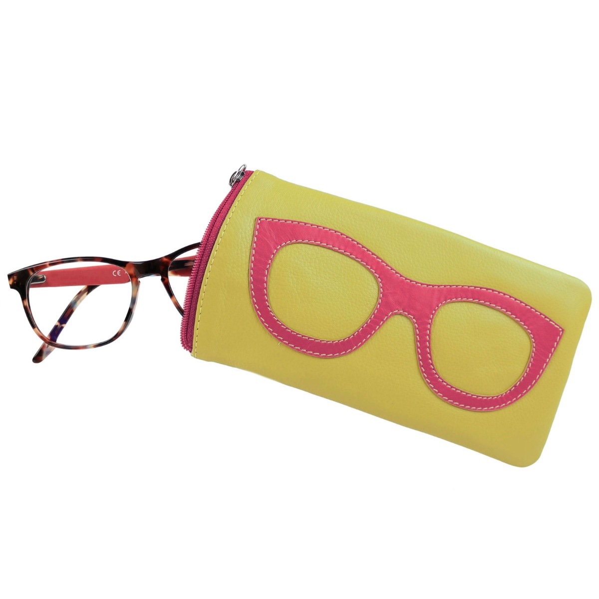 Ladies Leather Colourful Glasses Case by Ili New York Spectacles Sun Summer - Picture 116 of 141