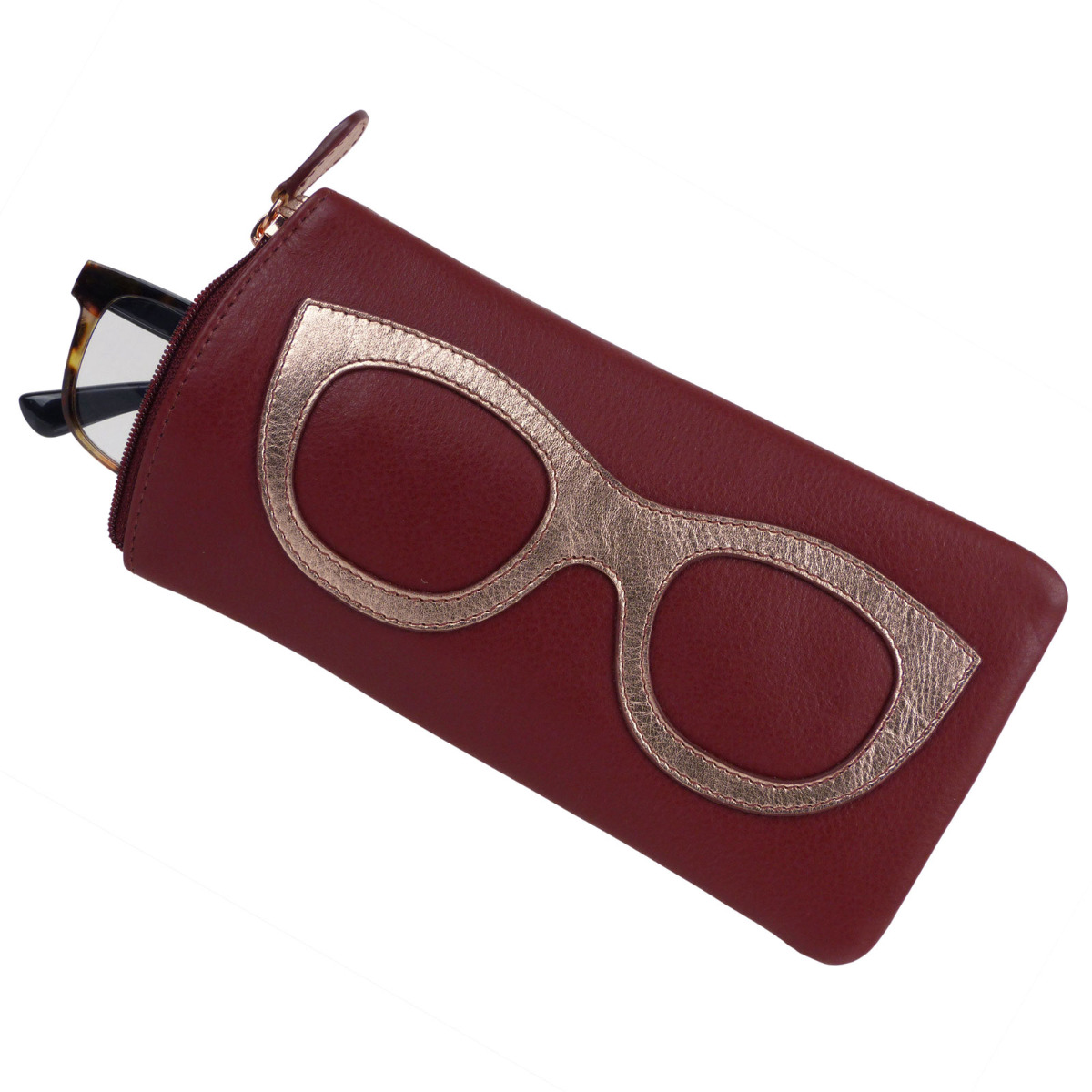 Ladies Leather Colourful Glasses Case by Ili New York Spectacles Sun Summer - Picture 129 of 141