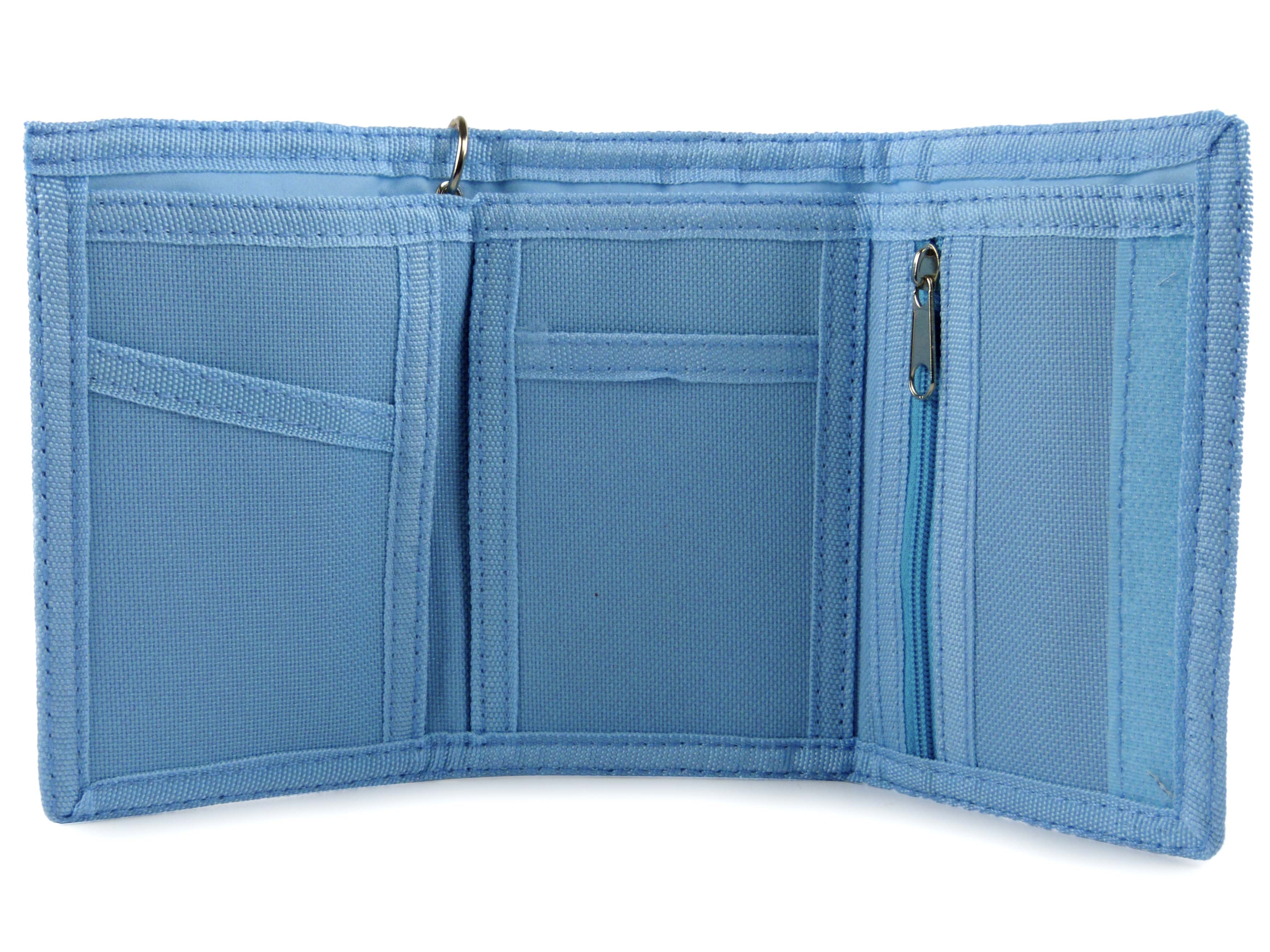 RED X Mens Camouflage Canvas Tri-Fold Wallet with Chain & Clip - Picture 26 of 27