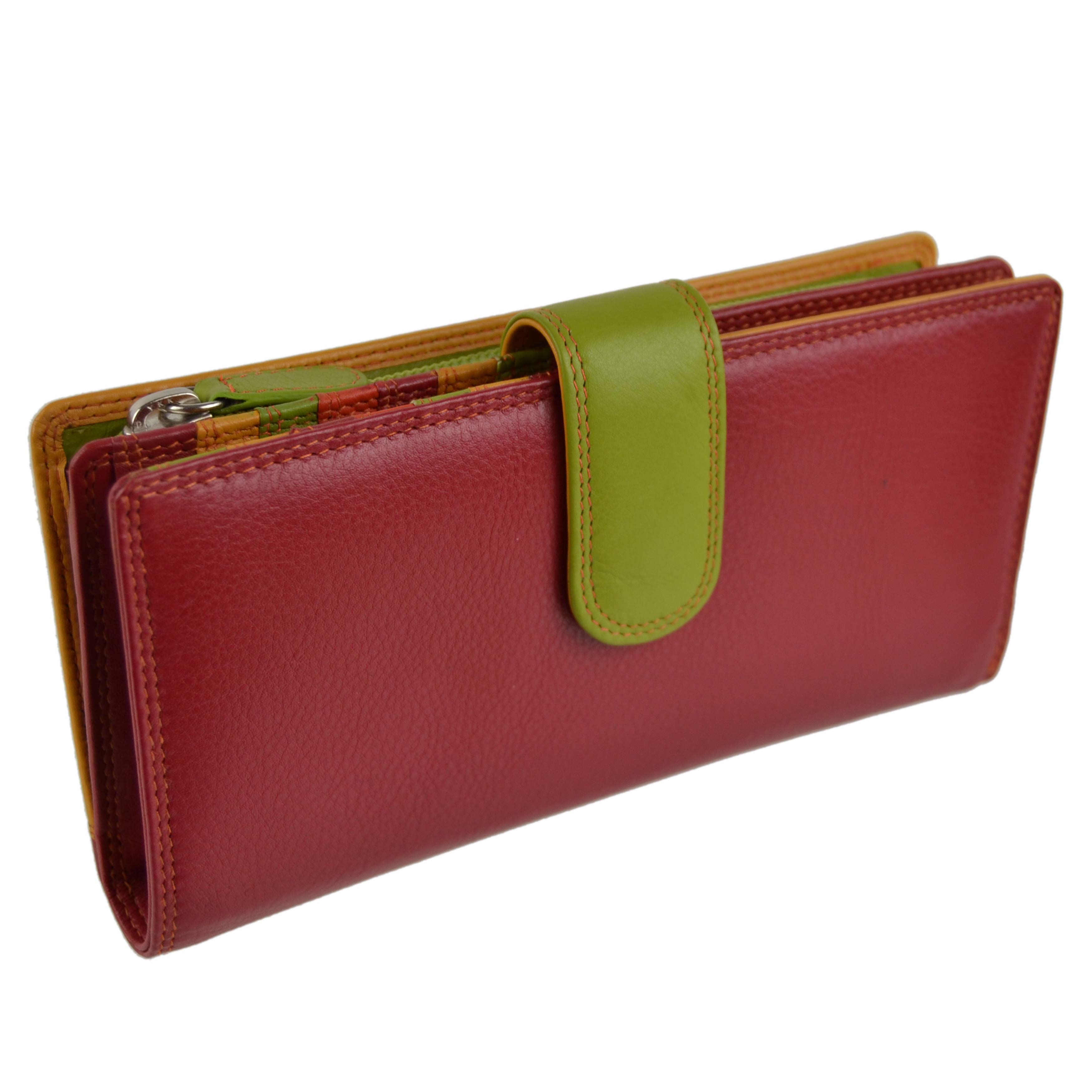 Ladies Leather Tabbed Purse/Wallet by Golunski; Graffiti Gift Box Bright Colours - Picture 62 of 103