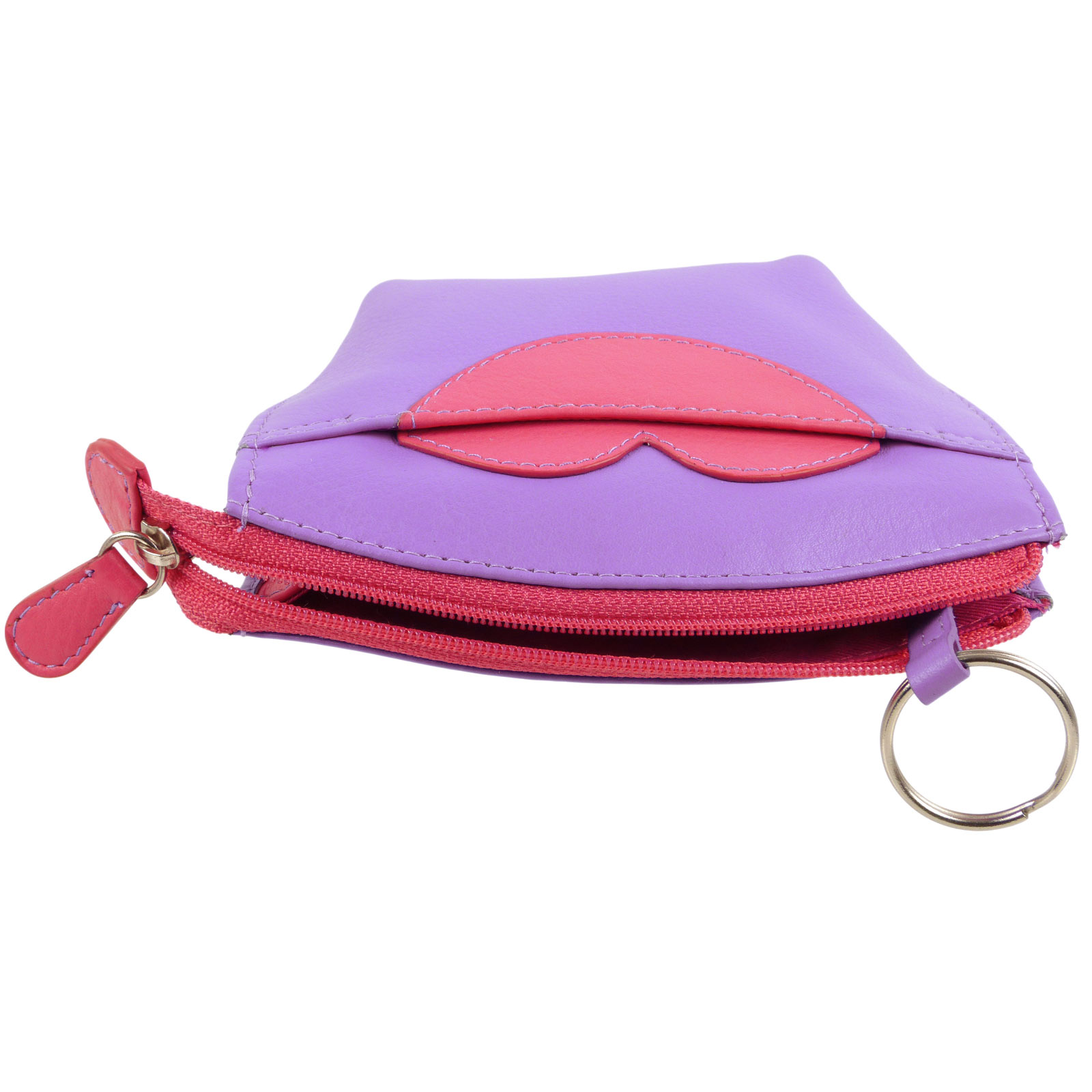 Damen Geldbörse mit Reißverschluss Leder, Hot Lips ili New York - Bild 9 von 14