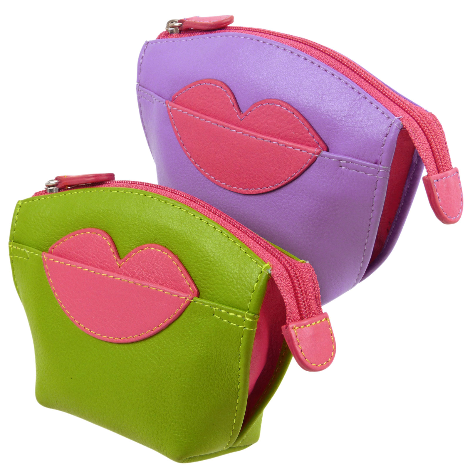 Damen Geldbörse mit Reißverschluss Leder, Hot Lips ili New York - Bild 14 von 14