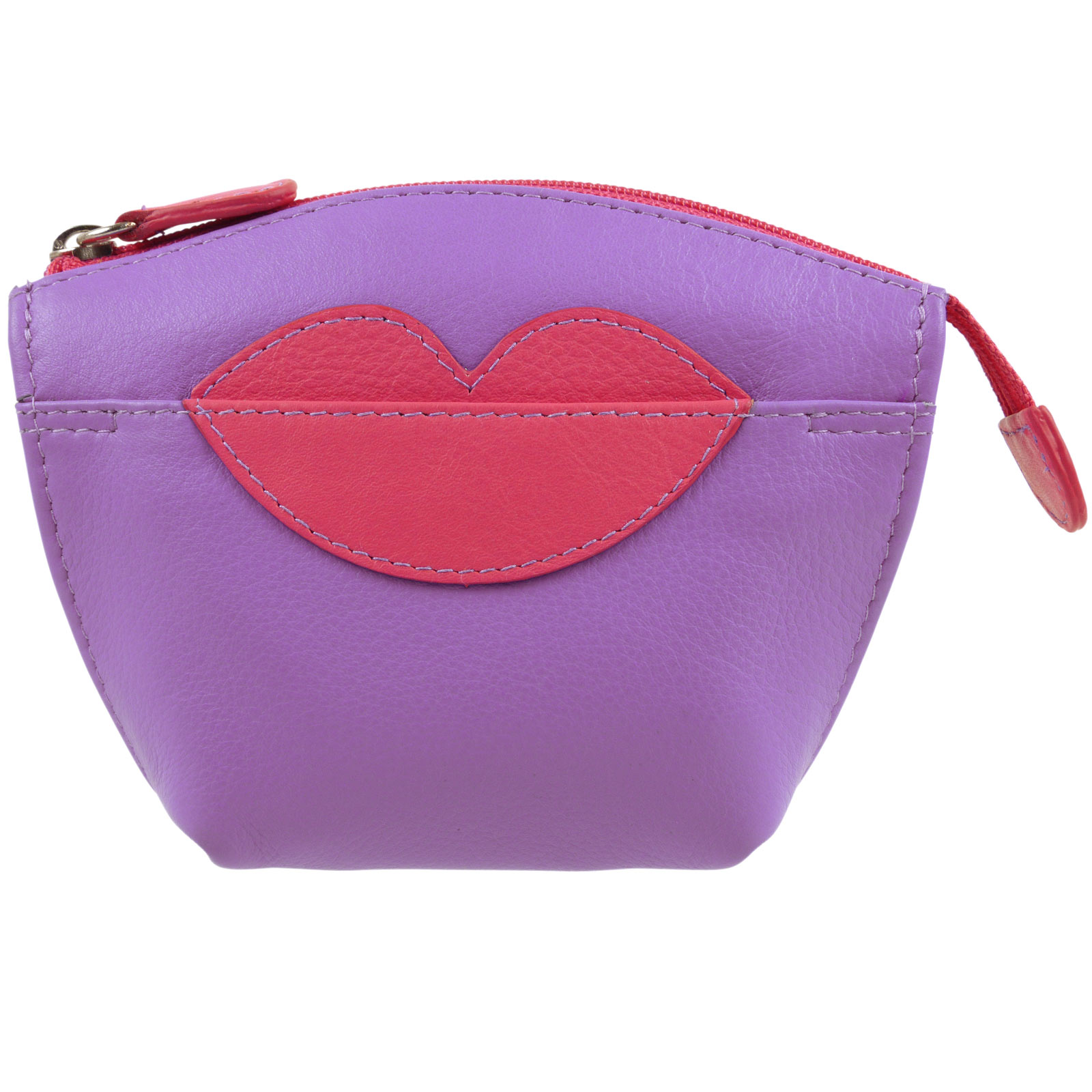 Damen Geldbörse mit Reißverschluss Leder, Hot Lips ili New York - Bild 6 von 16