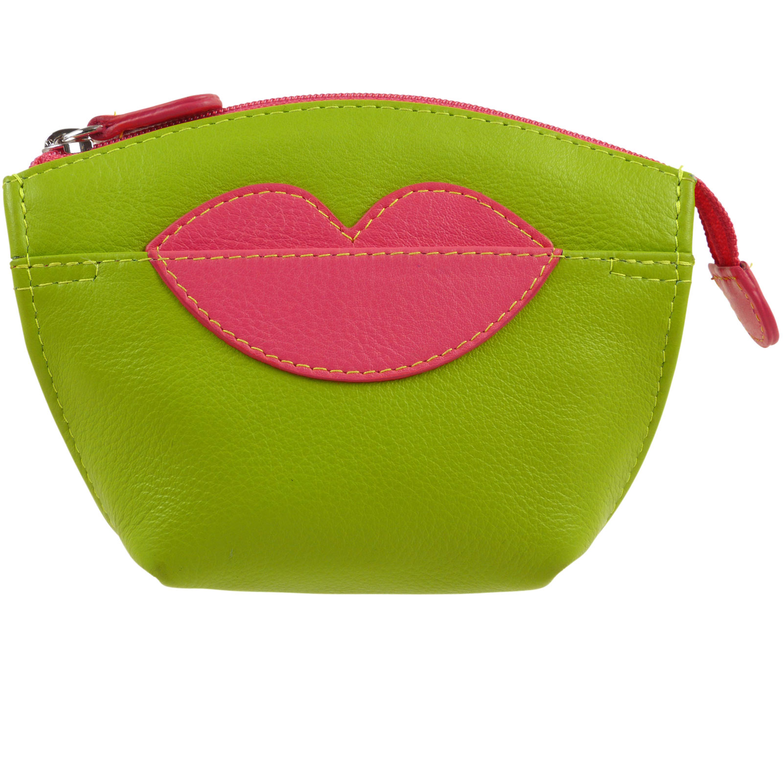 Damen Geldbörse mit Reißverschluss Leder, Hot Lips ili New York - Bild 10 von 14