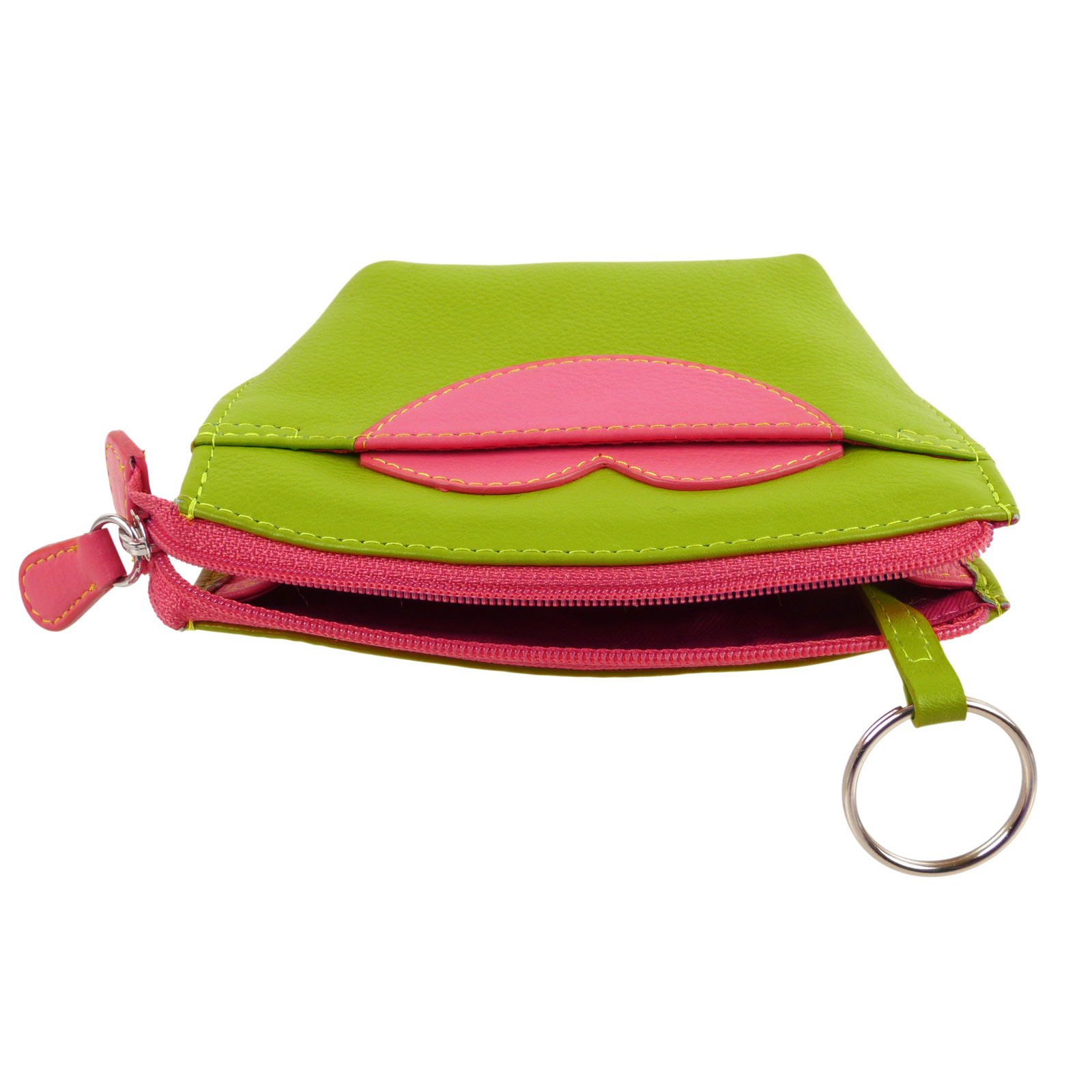 Damen Geldbörse mit Reißverschluss Leder, Hot Lips ili New York - Bild 12 von 14