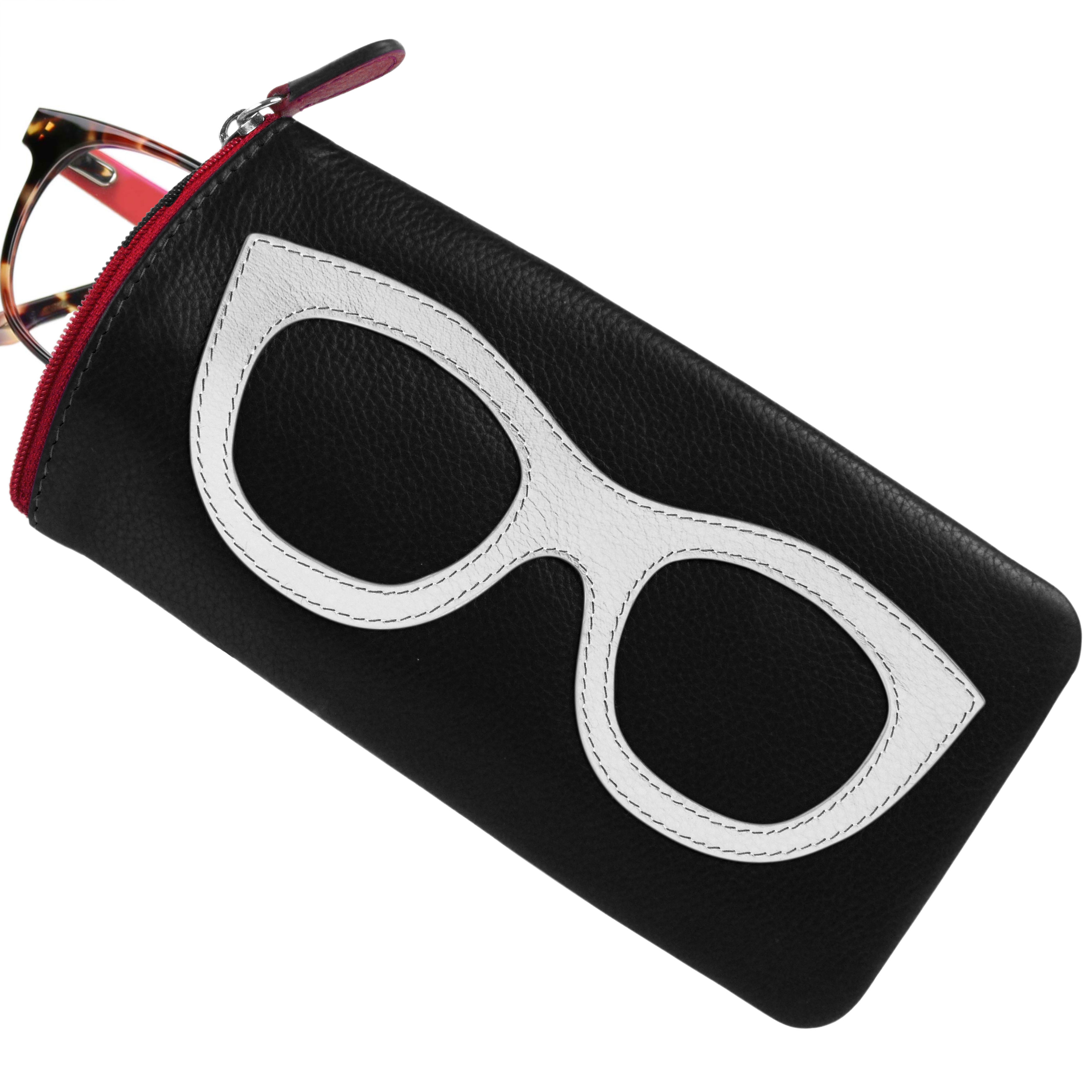 Ladies Leather Colourful Glasses Case by Ili New York Spectacles Sun Summer - Picture 33 of 141