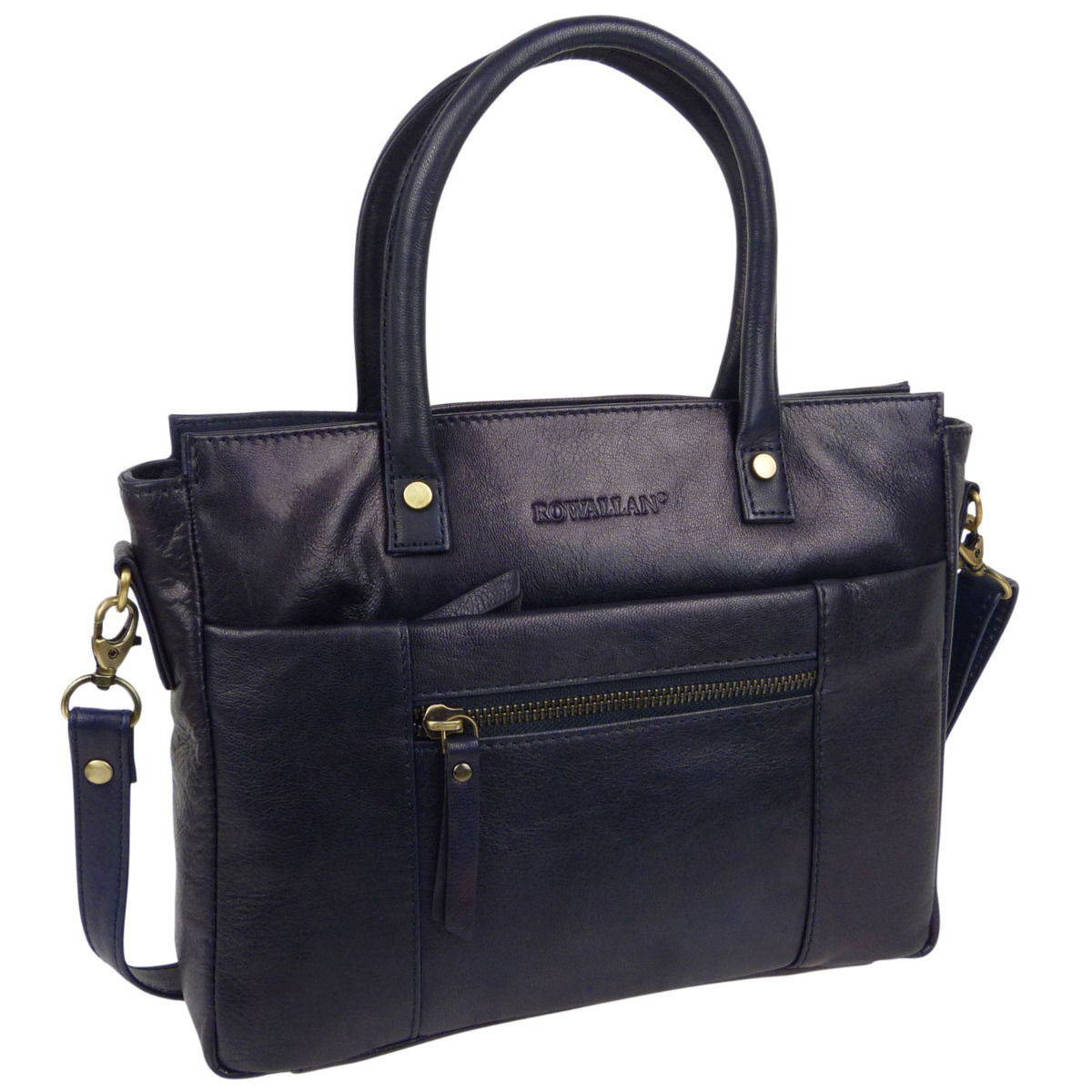 Rowallan of Scotland Ladies Compact Leather Top Grip Shoulder Bag Sapporo Col... - Picture 5 of 21