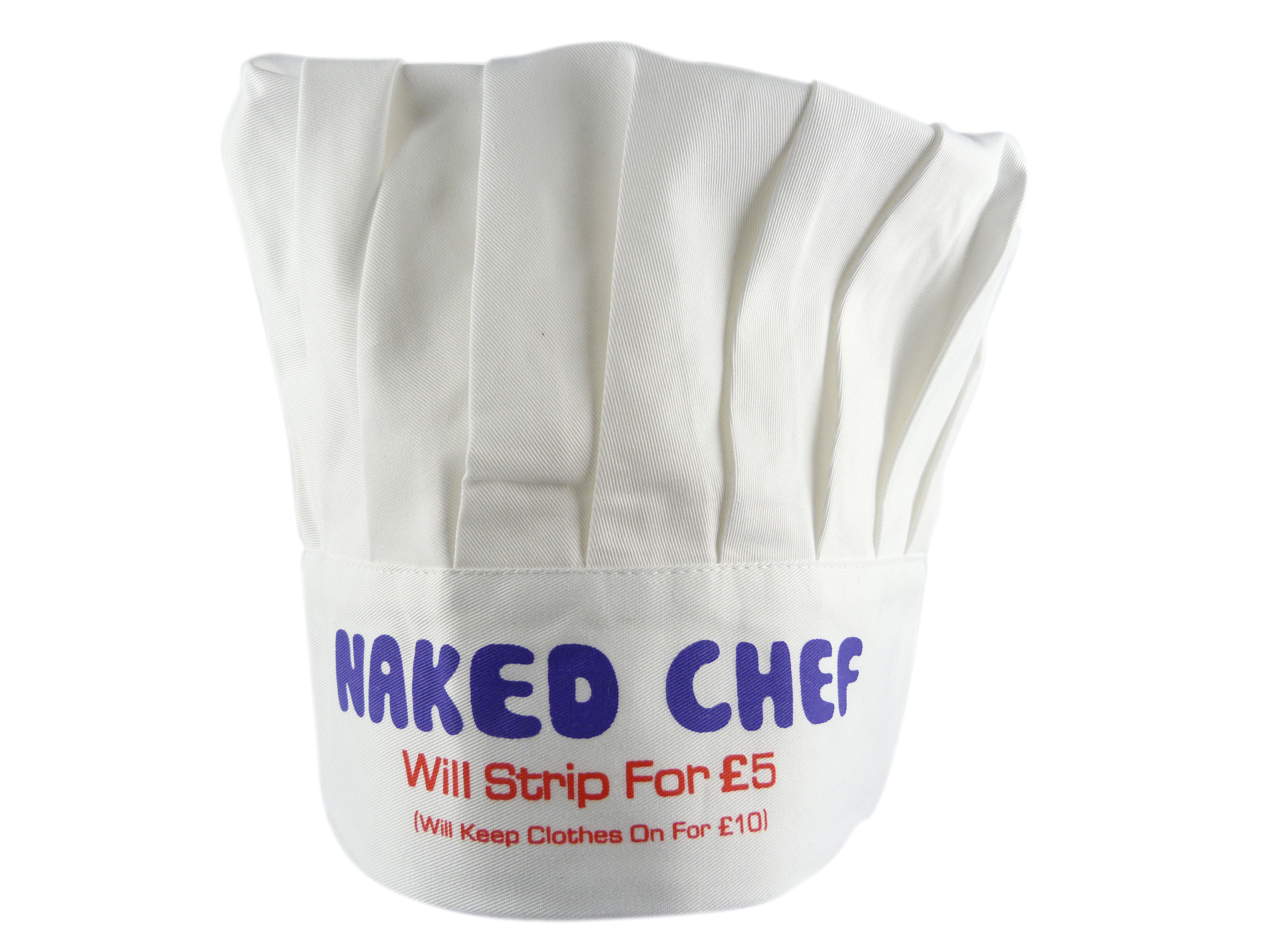 DIVERTIDOS SOMBREROS DE CHEFS Algodón Chef Desnudo, Feliz F****ING NAVIDAD HOMBRE COCINA ETC REGALO - Imagen 8 de 9