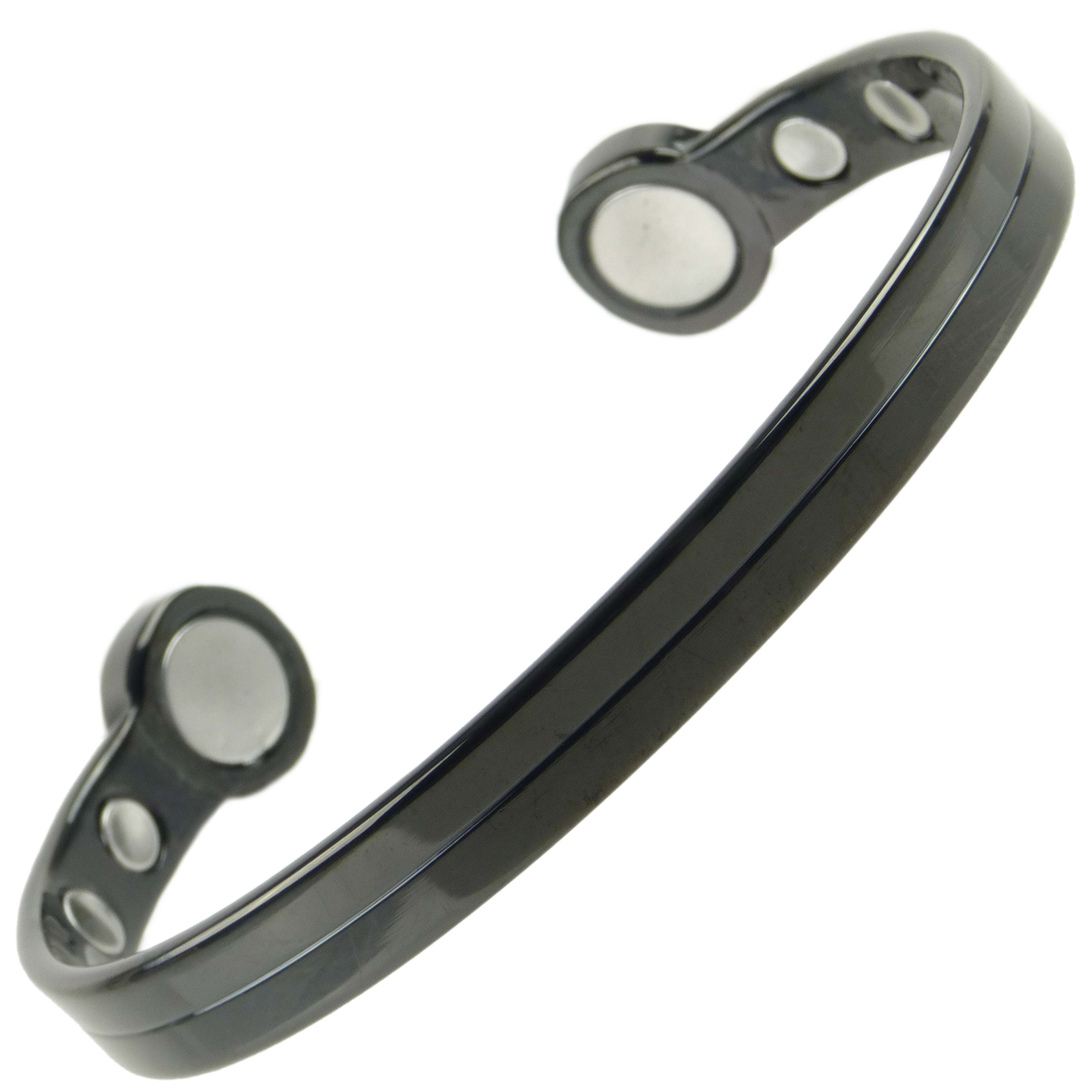 Super Strong MAGNETIC Bracelet/Bangle Copper with IPG Finish Tork DESIGN 6 Ma... - Picture 4 of 9