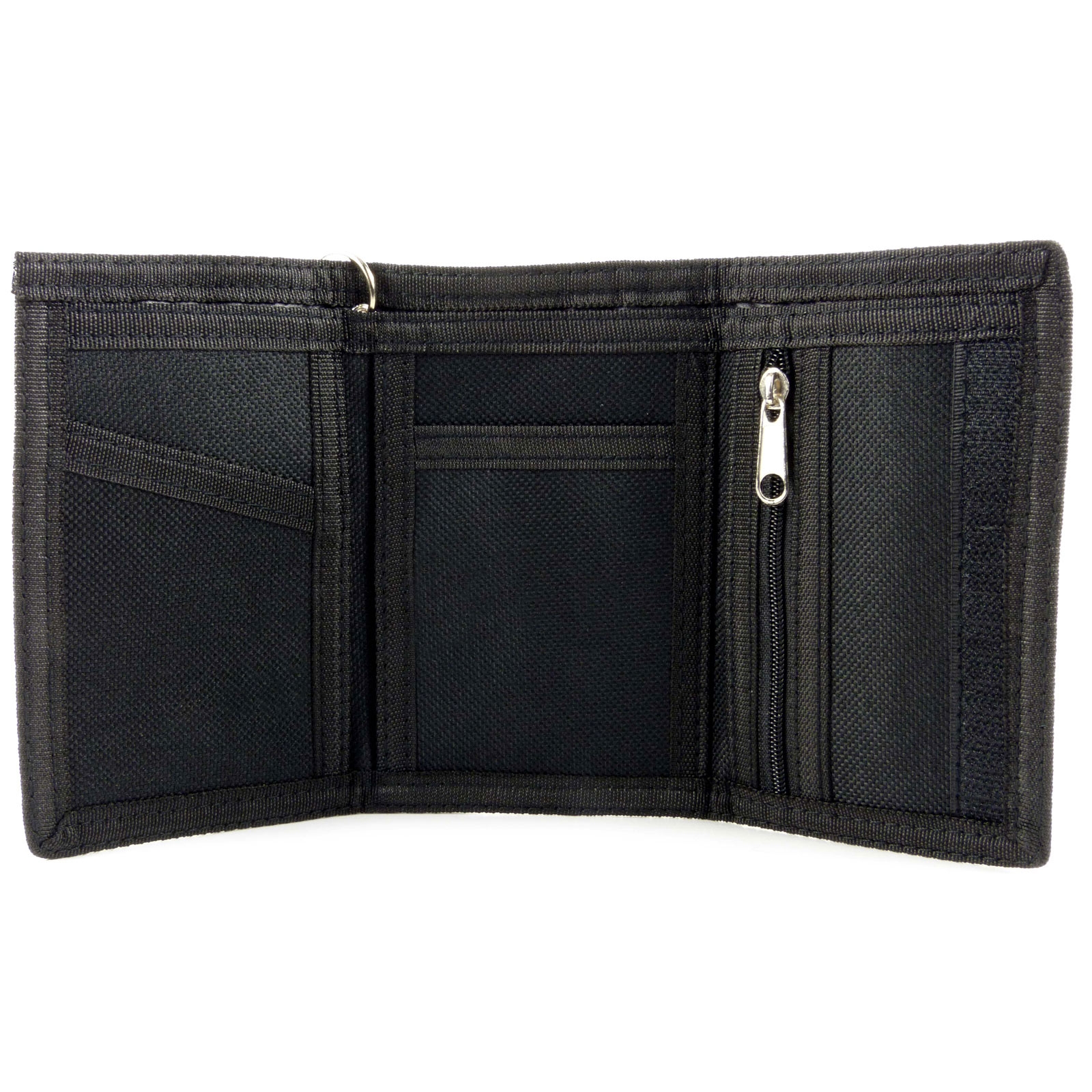 RED X Mens Camouflage Canvas Tri-Fold Wallet with Chain & Clip - Picture 18 of 27