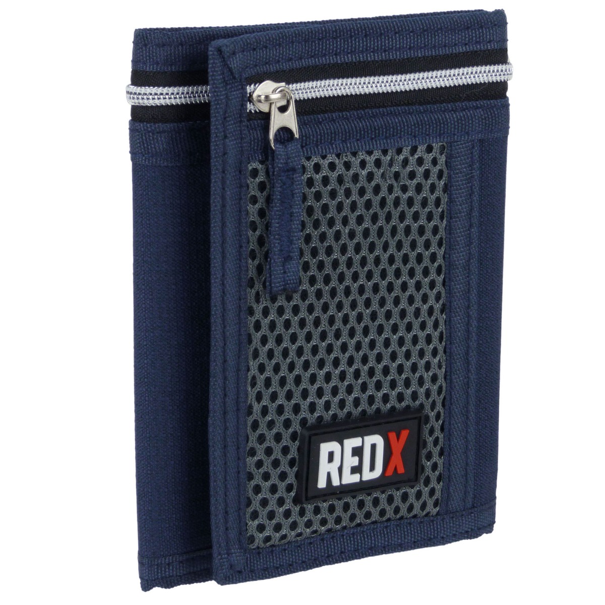 RED X Mens or Boys Trifold Nylon Sports Wallet with Change Section - Picture 10 of 19