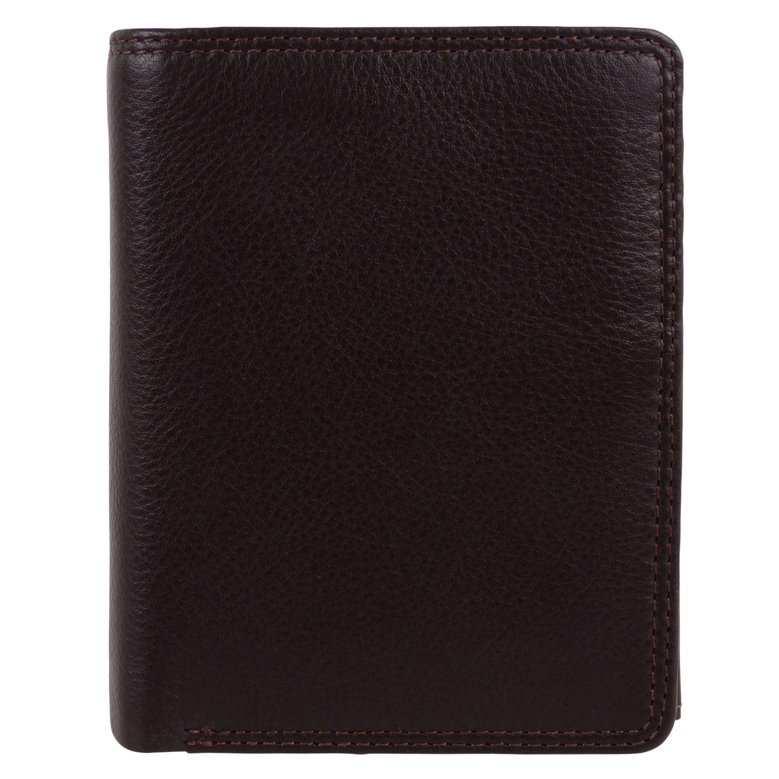 Mens Boxed Quality Leather Wallet by Visconti in Black Or Choc Brown - Picture 9 of 14