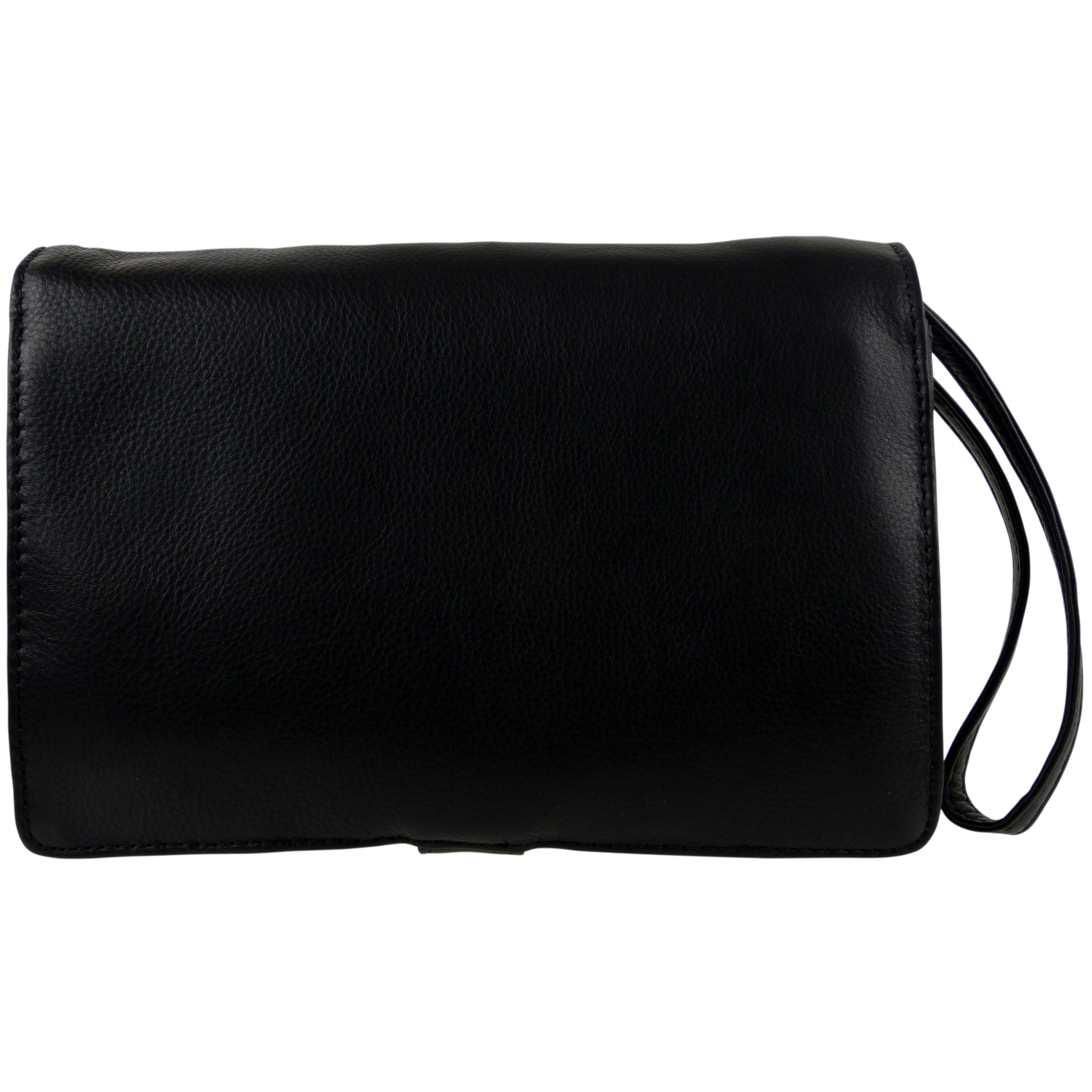 Mens Vintage Soft Leather Wrist Man Bag Travel Organiser by Rowallan 2 Colour... - Picture 9 of 15