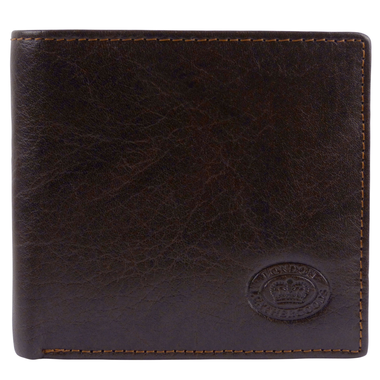 London Leather Mens Bi-Fold Banknote & Card Wallet - Picture 17 of 20