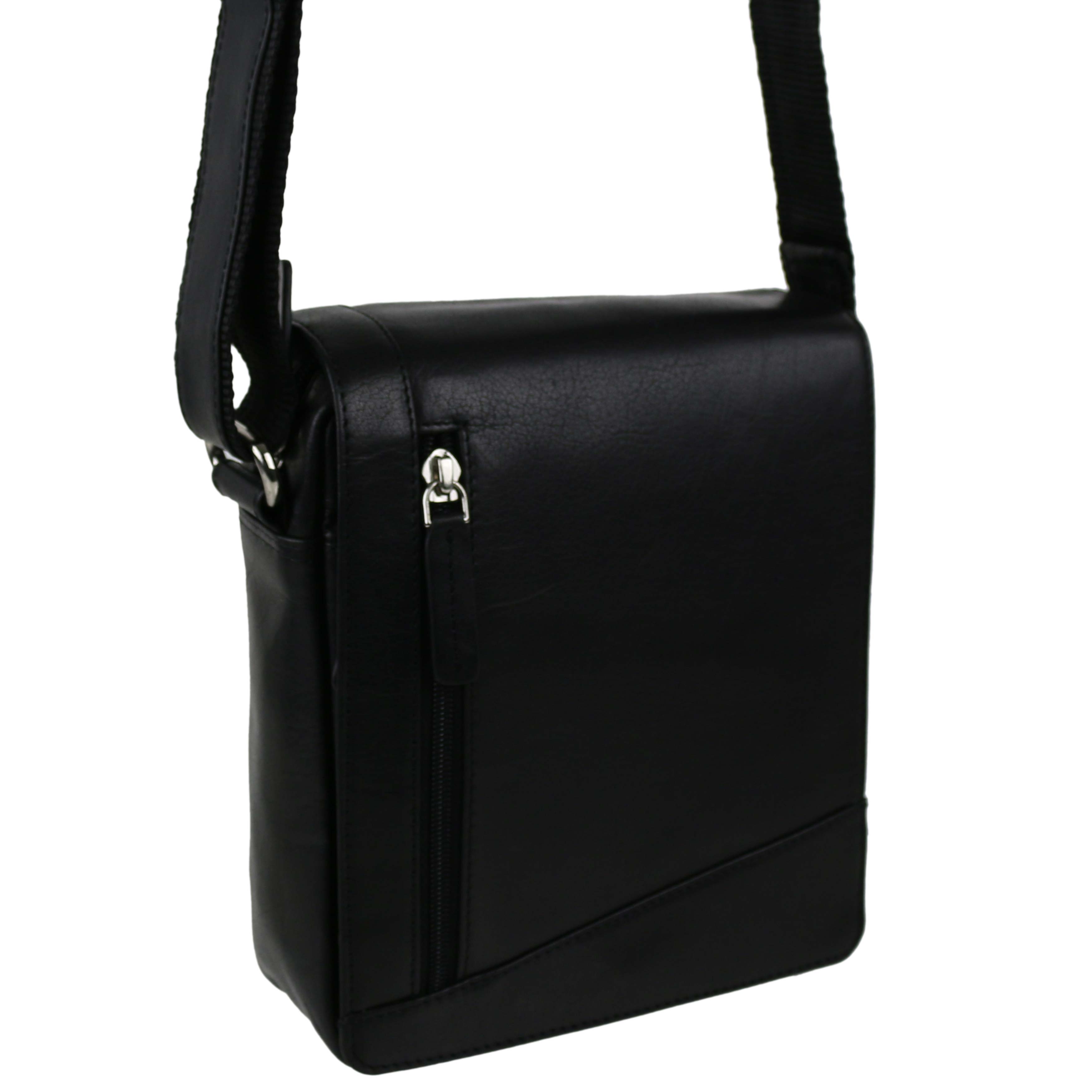 Ladies Mens Leather Cross Body/Shoulder Bag by Visconti; Merlin Travel - Picture 2 of 22