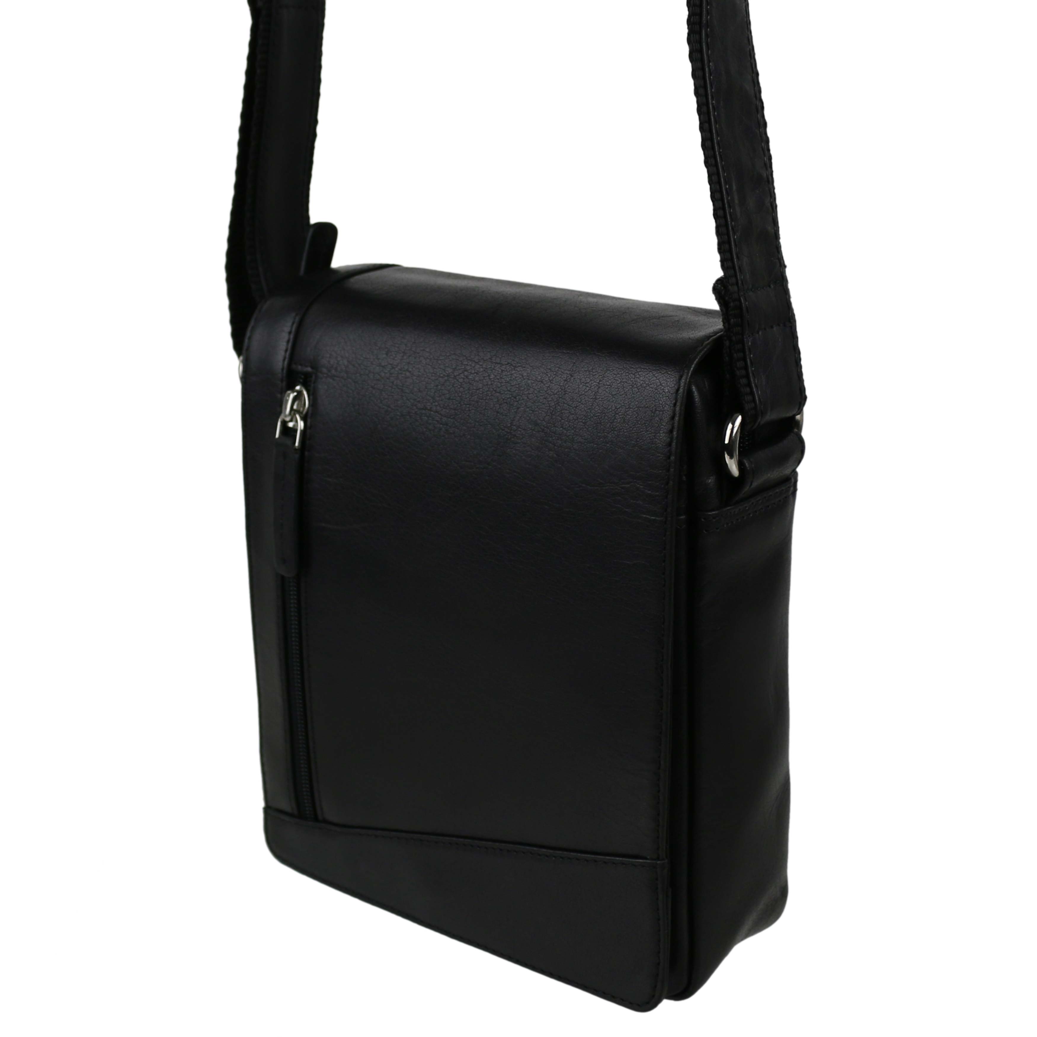 Ladies Mens Leather Cross Body/Shoulder Bag by Visconti; Merlin Travel - Picture 5 of 22