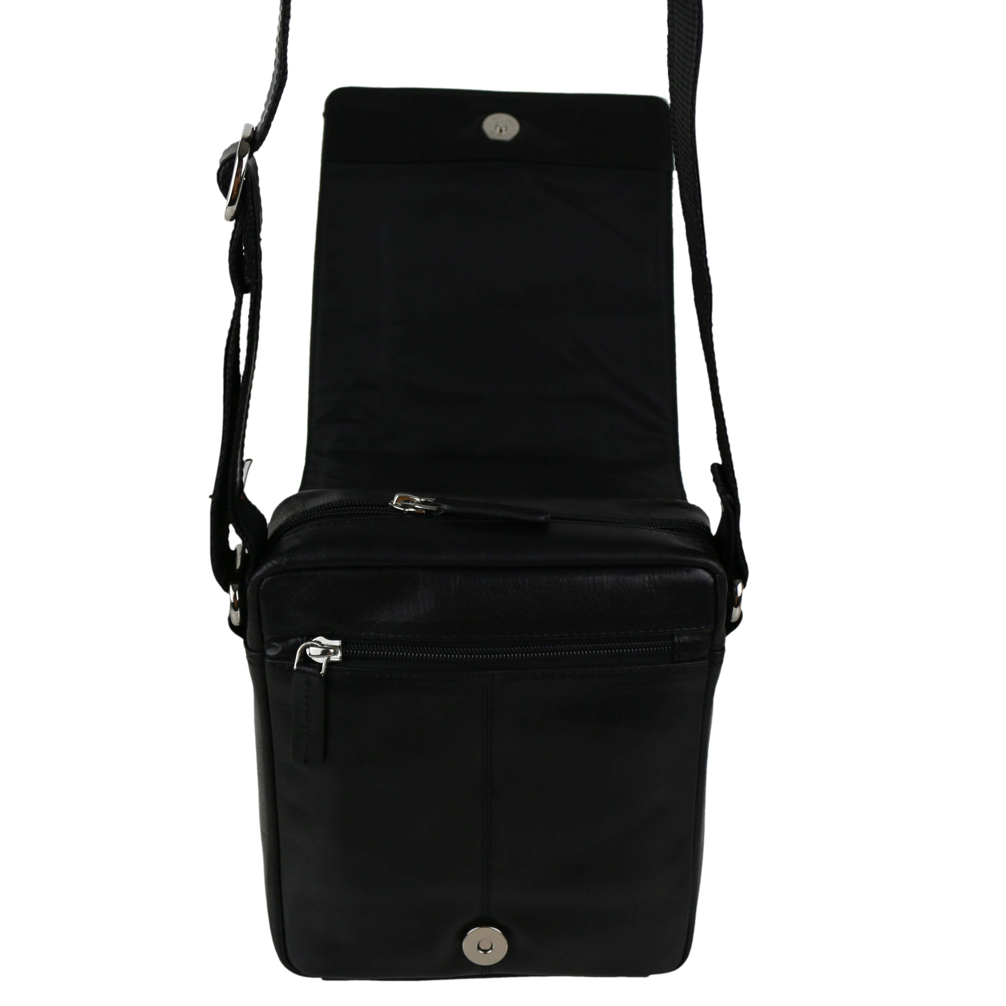 Ladies Mens Leather Cross Body/Shoulder Bag by Visconti; Merlin Travel - Picture 6 of 22