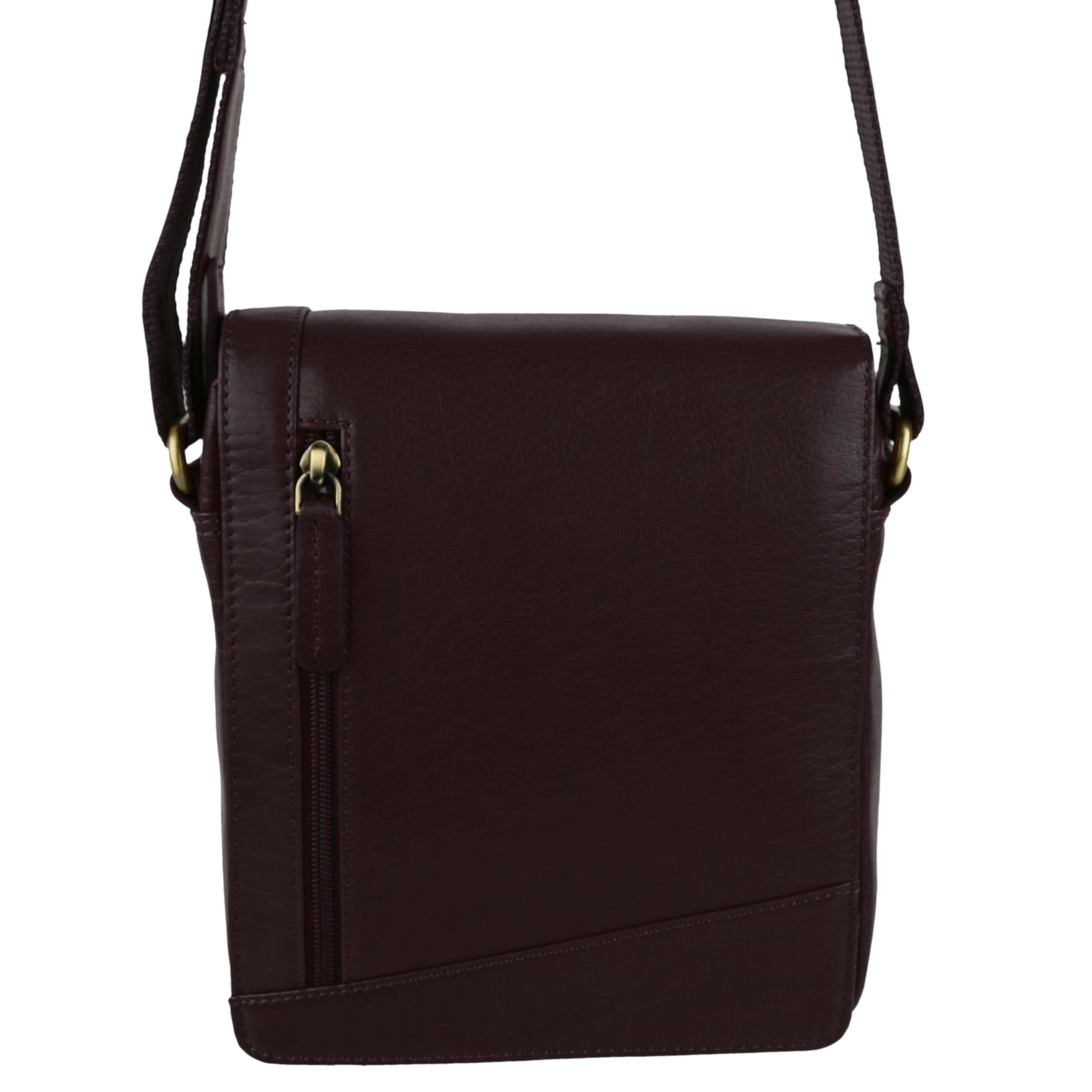 Ladies Mens Leather Cross Body/Shoulder Bag by Visconti; Merlin Travel - Picture 11 of 22