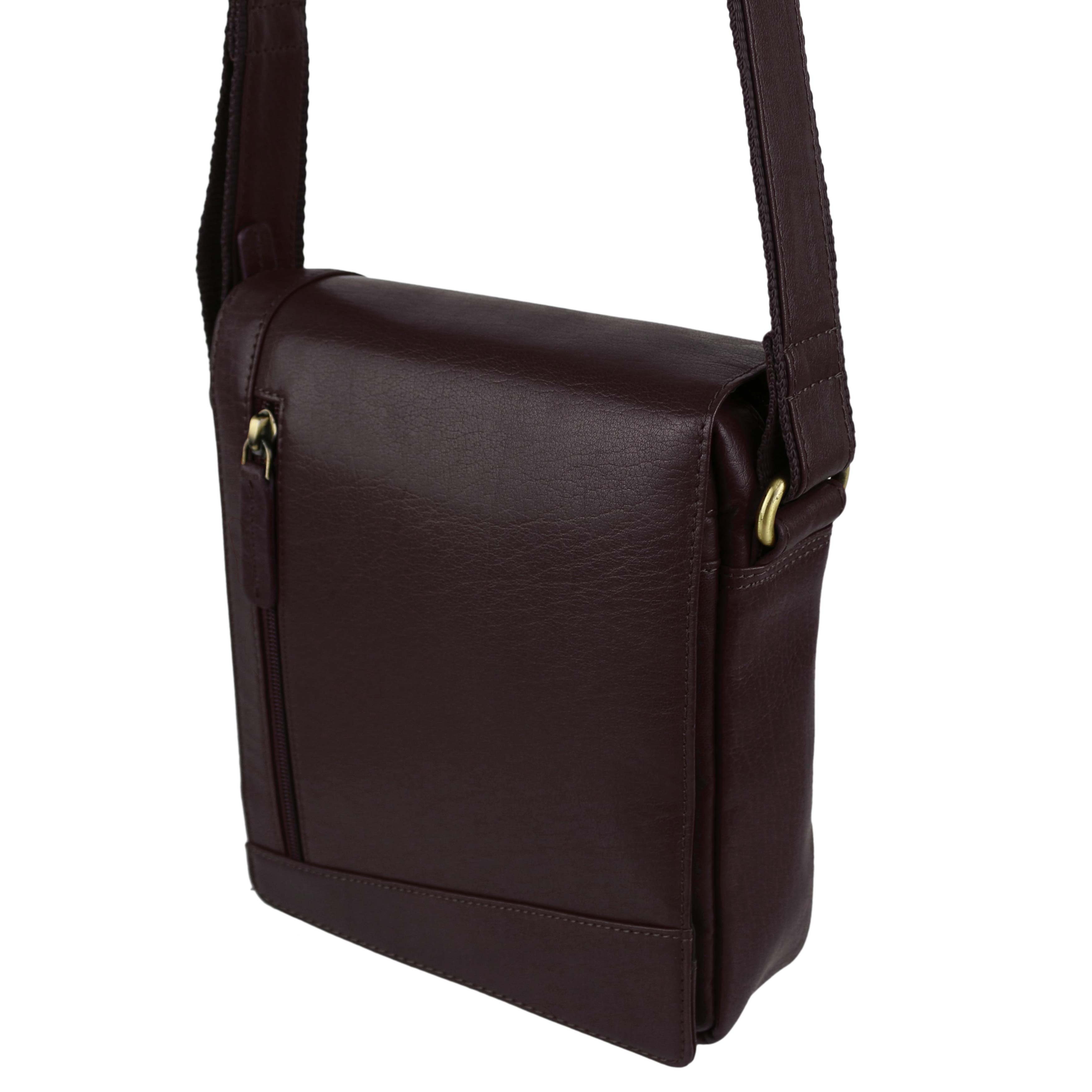 Ladies Mens Leather Cross Body/Shoulder Bag by Visconti; Merlin Travel - Picture 12 of 22