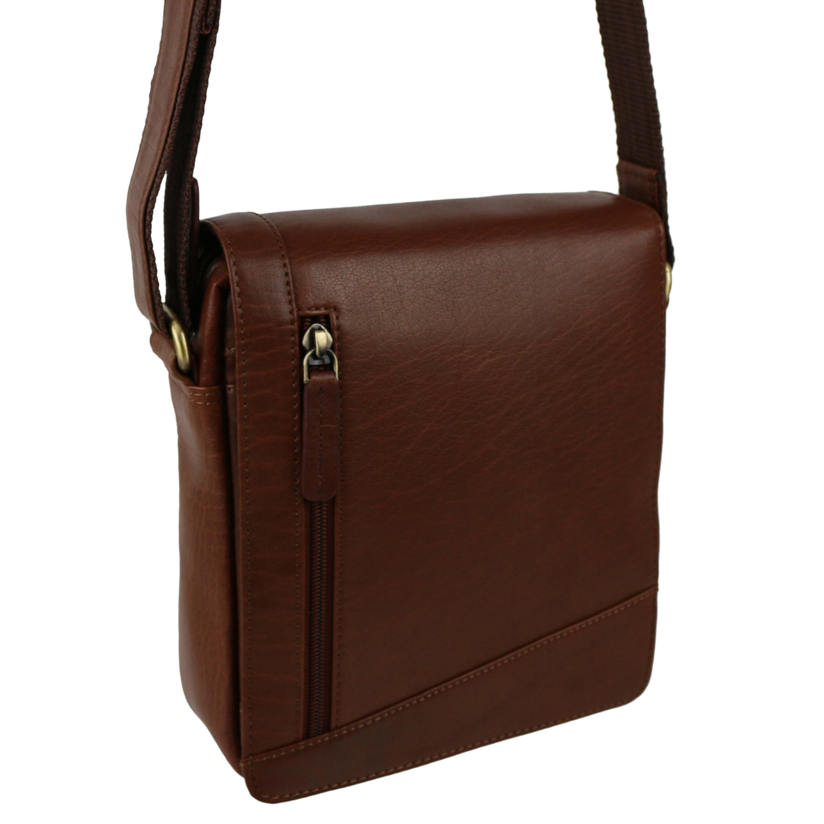 Ladies Mens Leather Cross Body/Shoulder Bag by Visconti; Merlin Travel - Picture 16 of 22