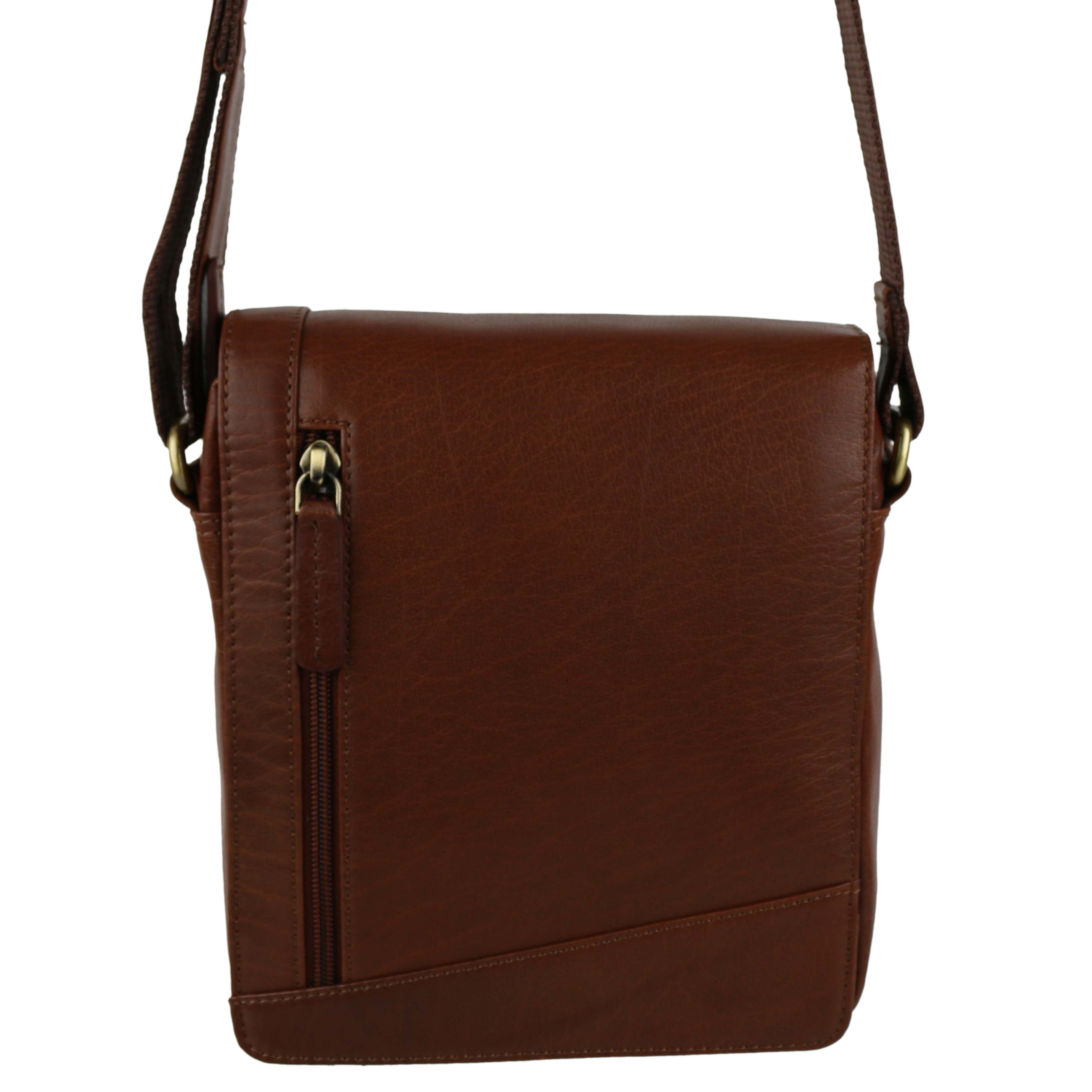 Ladies Mens Leather Cross Body/Shoulder Bag by Visconti; Merlin Travel - Picture 18 of 22