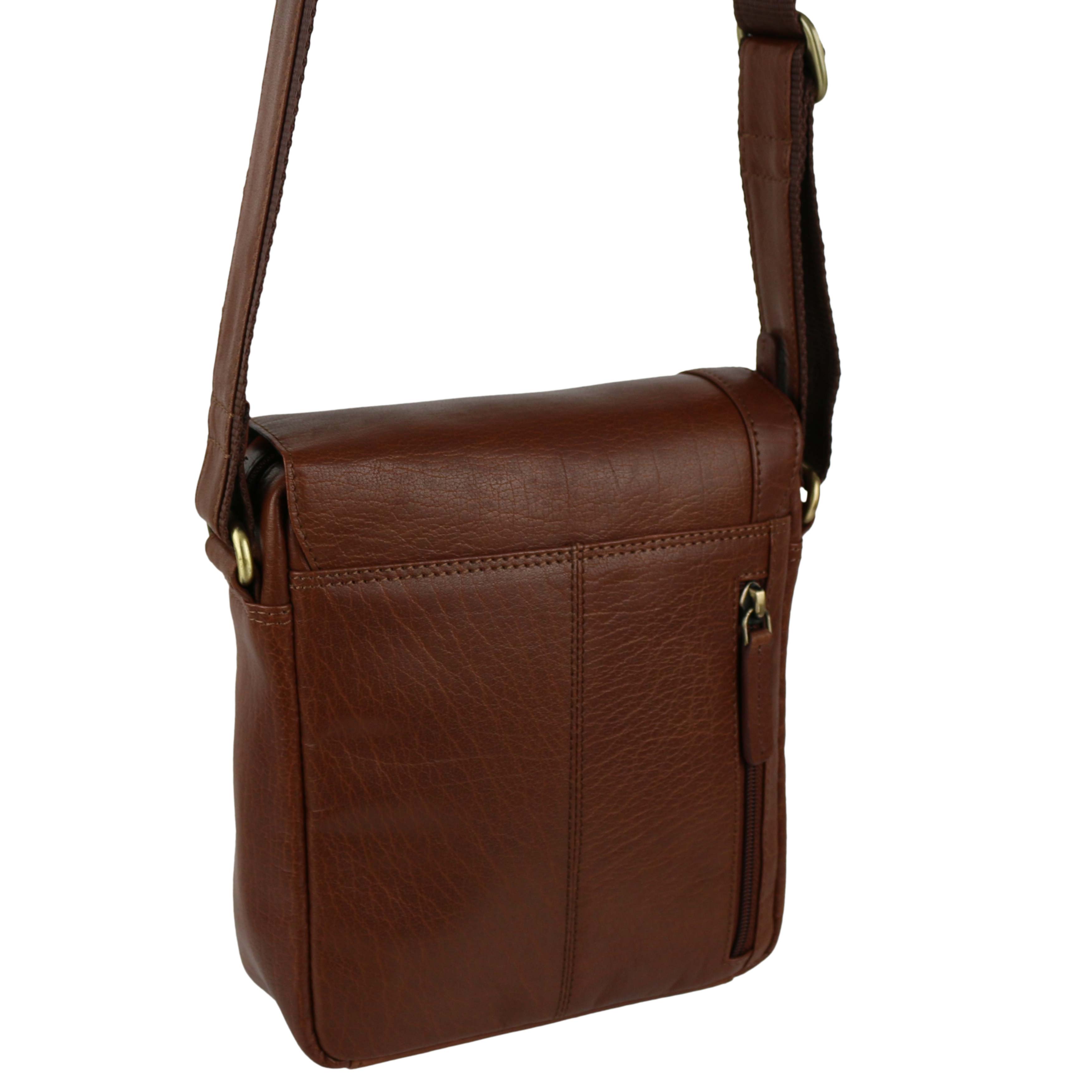 Ladies Mens Leather Cross Body/Shoulder Bag by Visconti; Merlin Travel - Picture 21 of 22