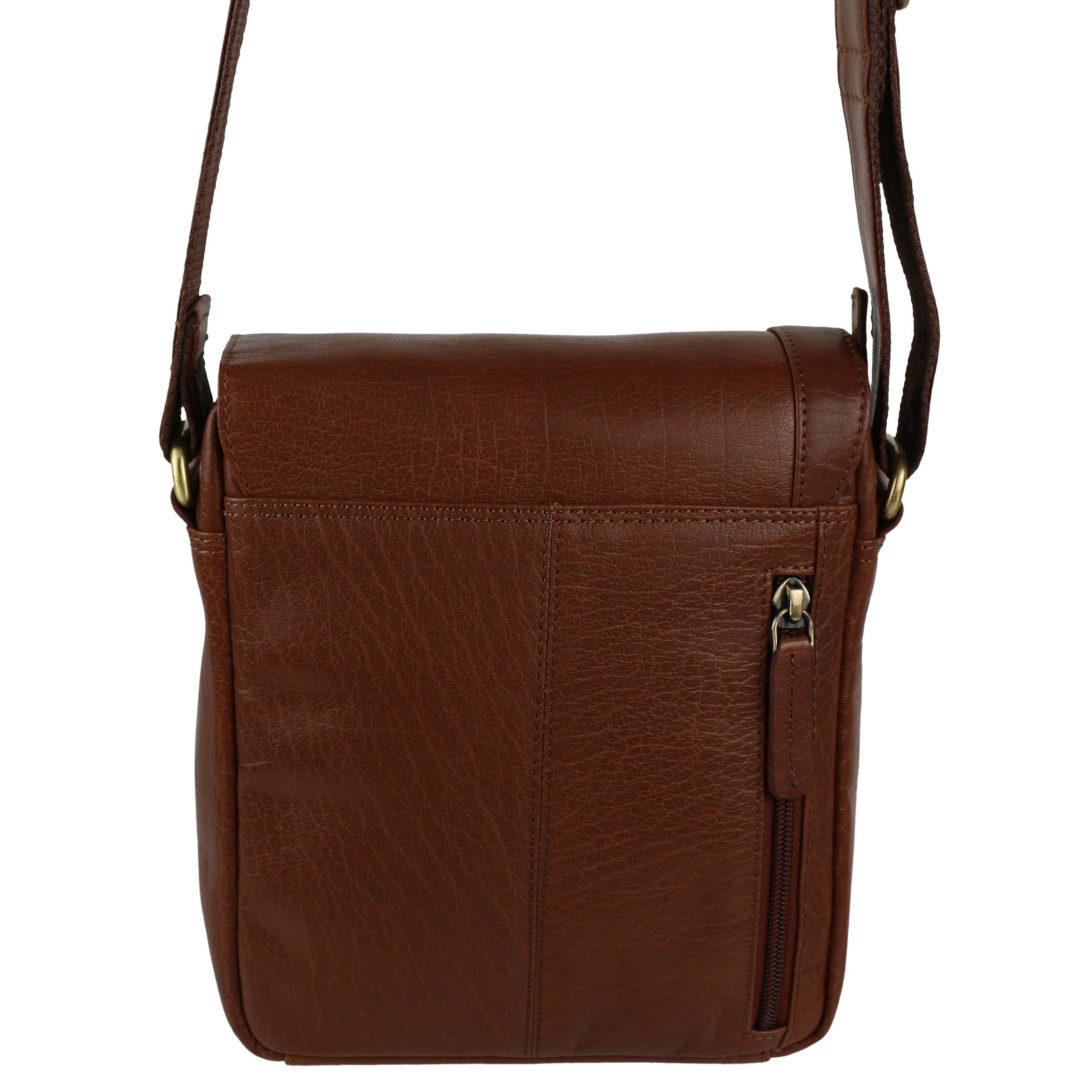 Ladies Mens Leather Cross Body/Shoulder Bag by Visconti; Merlin Travel - Picture 22 of 22