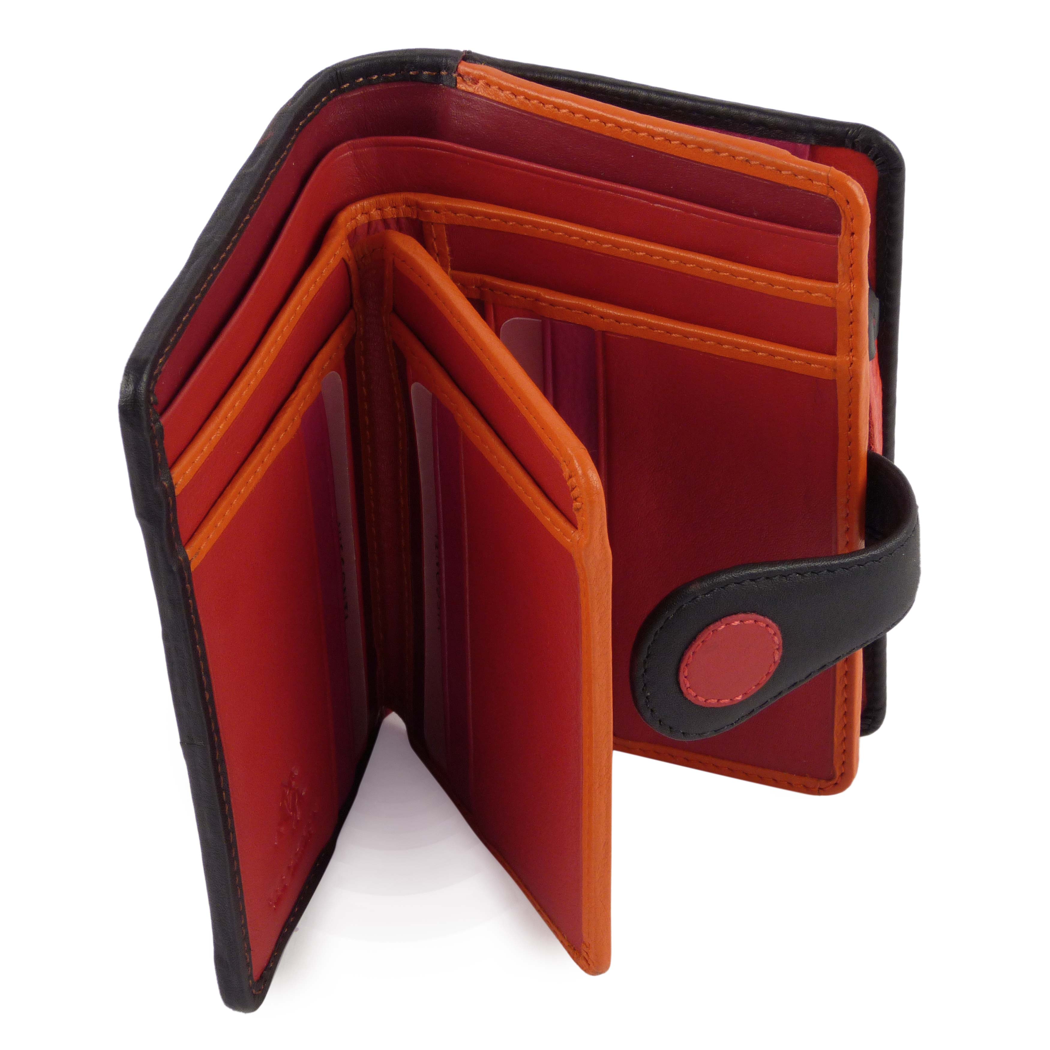 Damen Leder Polka Geldbörse Portemonnaie von Visconti Geschenkbox gepunktetes Design - Bild 13 von 16