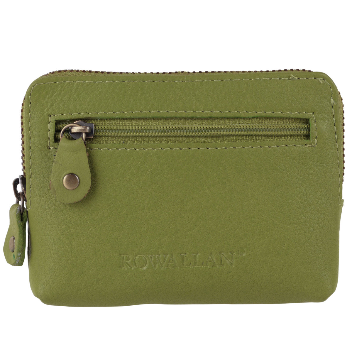 Rowallan of Scotland Unisex Leather Top Zip Coin Purse - Bild 14 von 42