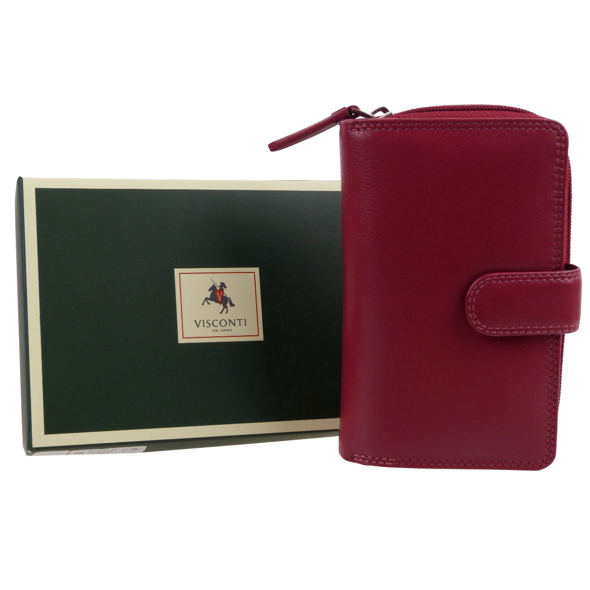 Ladies Medium Leather Purse/Wallet by Visconti; Heritage Collection Gift Boxed - 第 12/22 張圖片