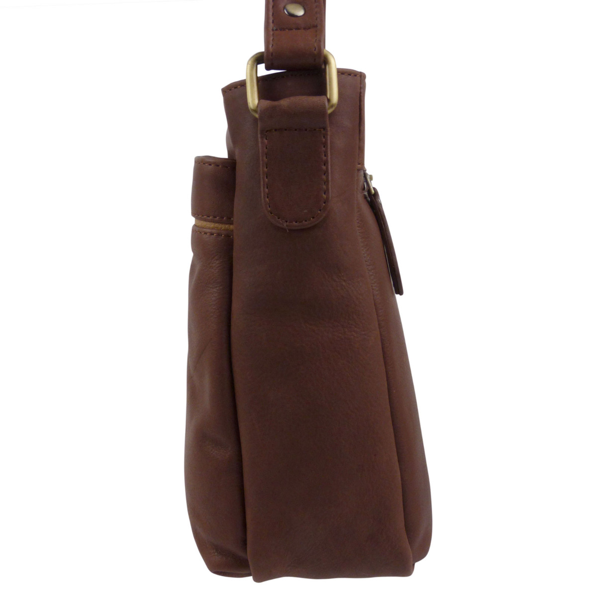 Rowallan of Scotland Womens Leather Zipped Top Shoulder Bag - Picture 20 of 32