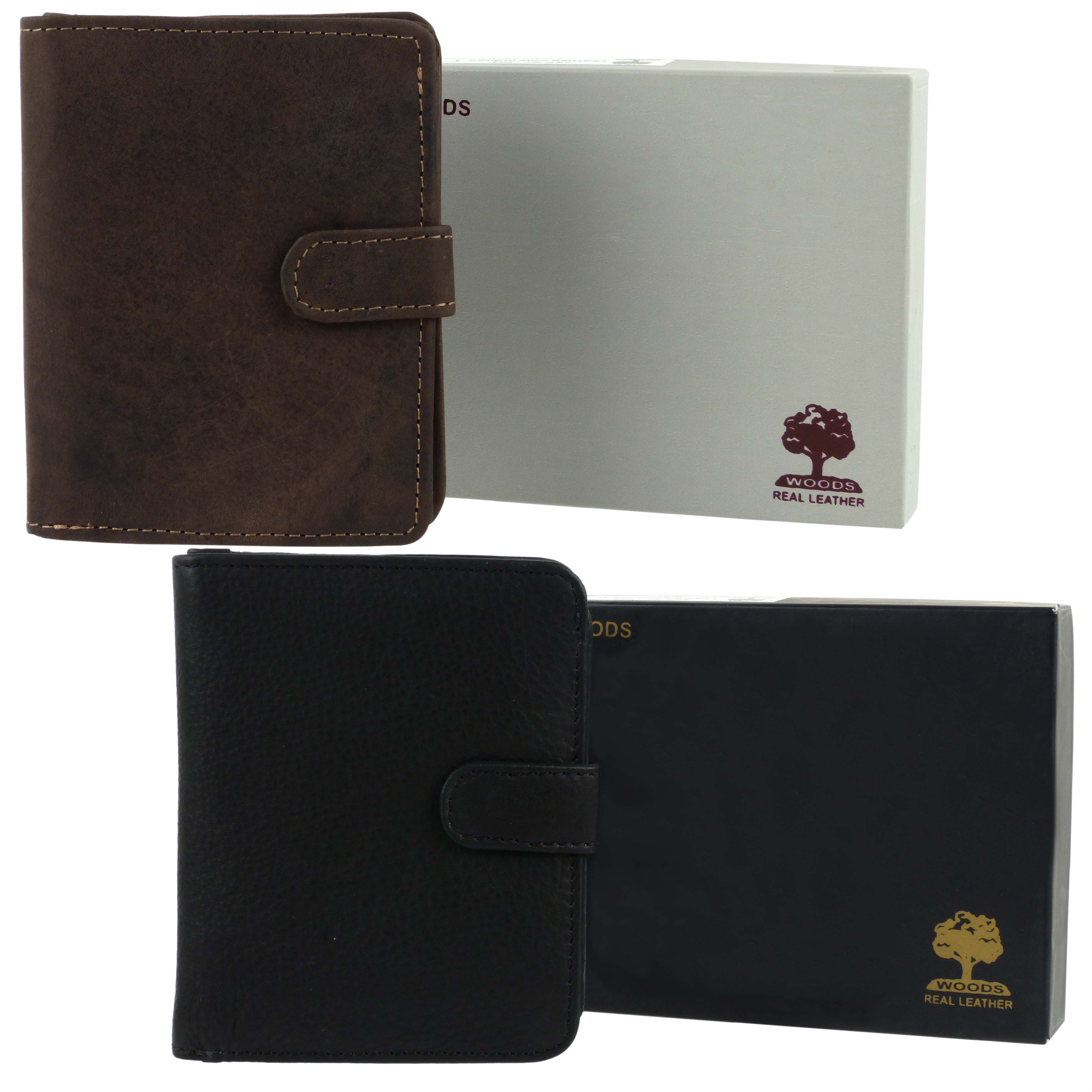 専用ページ10 Ladies Leather Compact Tabbed Purse/Wallet by Woods Great Value