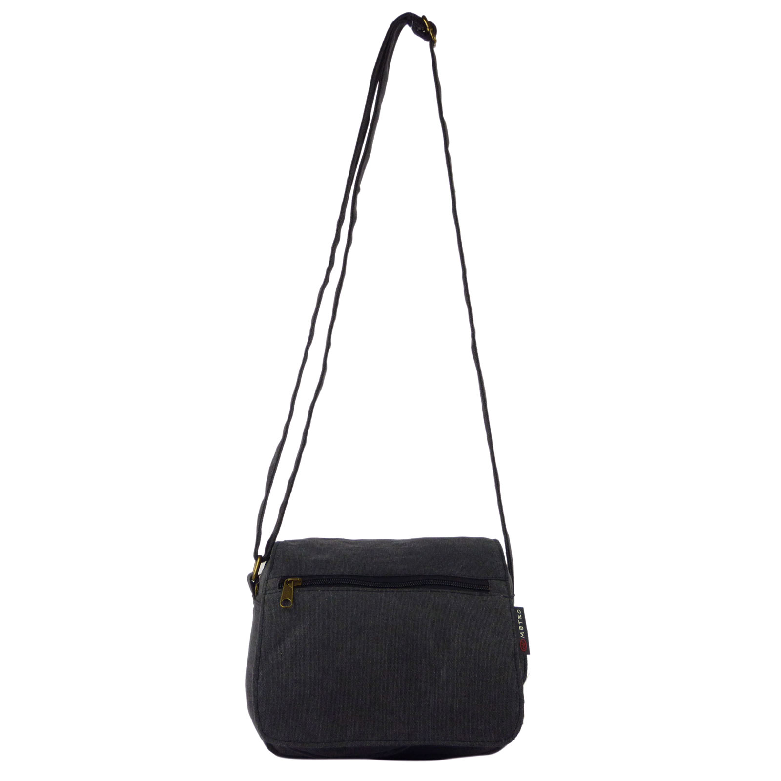 New Men Ladies Small Metro Canvas Utility Bag 3 Colours Travel Holiday Festival